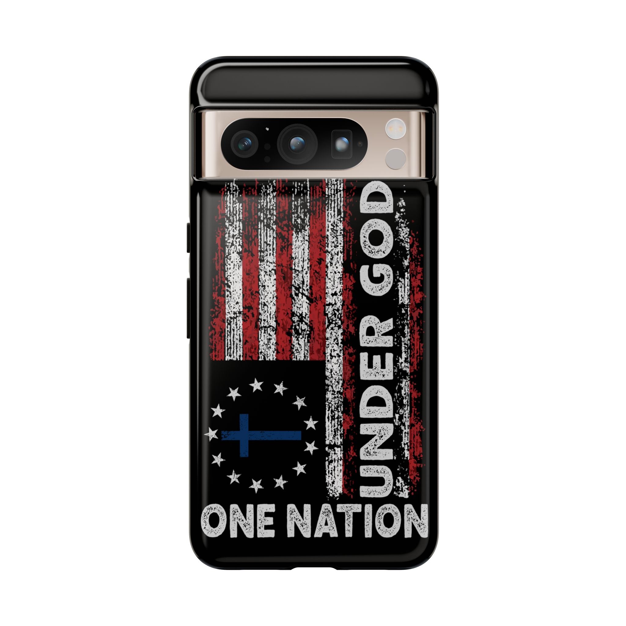 One Nation Under God American Flag - Tough Guard Google Pixel Case
