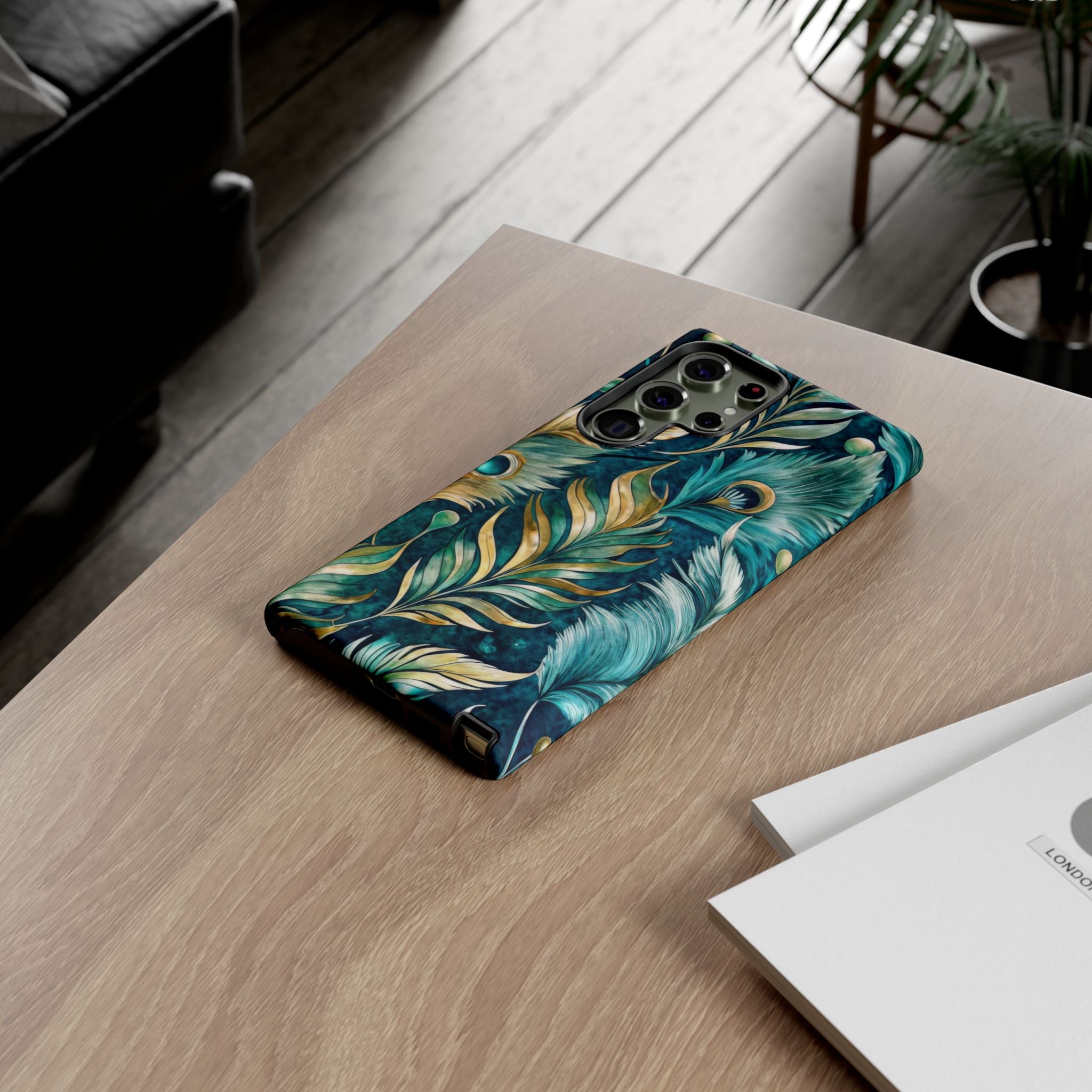 Peacock Feathers - Tough Guard Samsung Galaxy Case