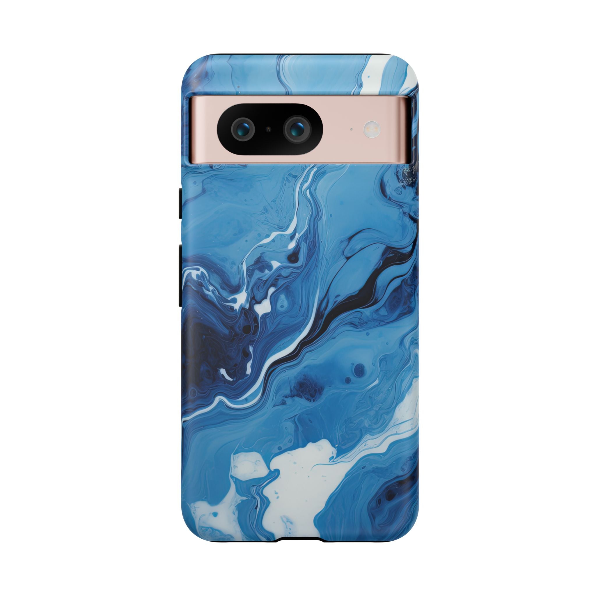 Blue Ocean Wave Marble - Tough Guard Google Pixel Case