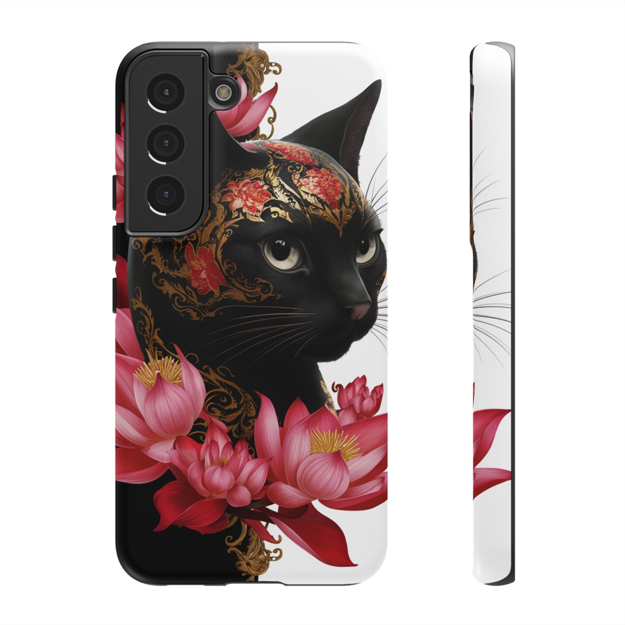 Yin & Yang Mystic Cat - Tough Guard Samsung Galaxy Case