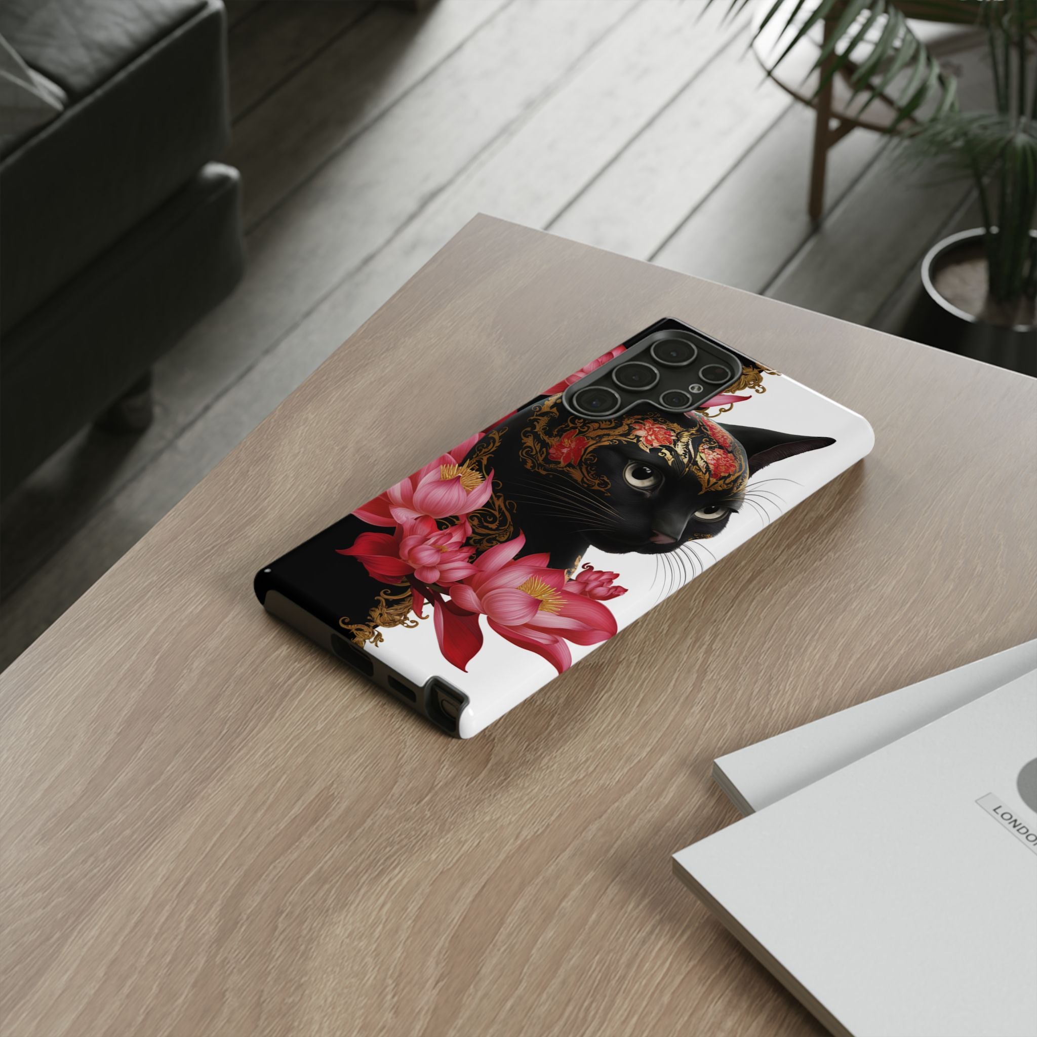Yin & Yang Mystic Cat - Tough Guard Samsung Galaxy Case