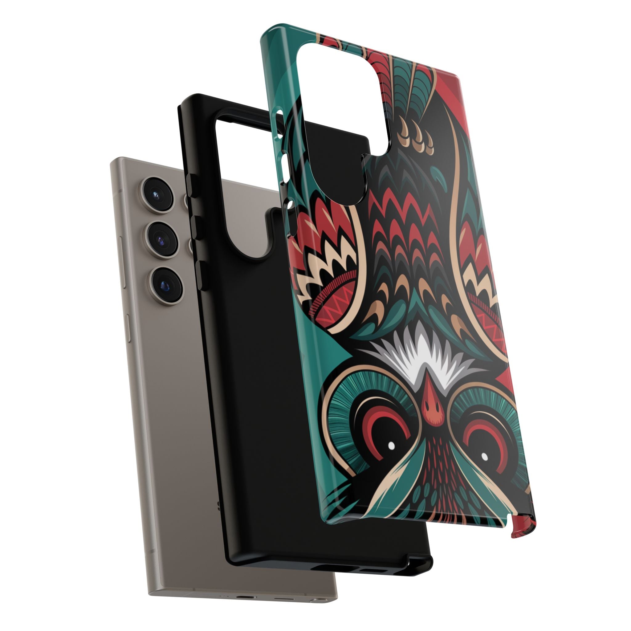 Majestic Haida Native American Owl - Tough Guard Samsung Galaxy Case