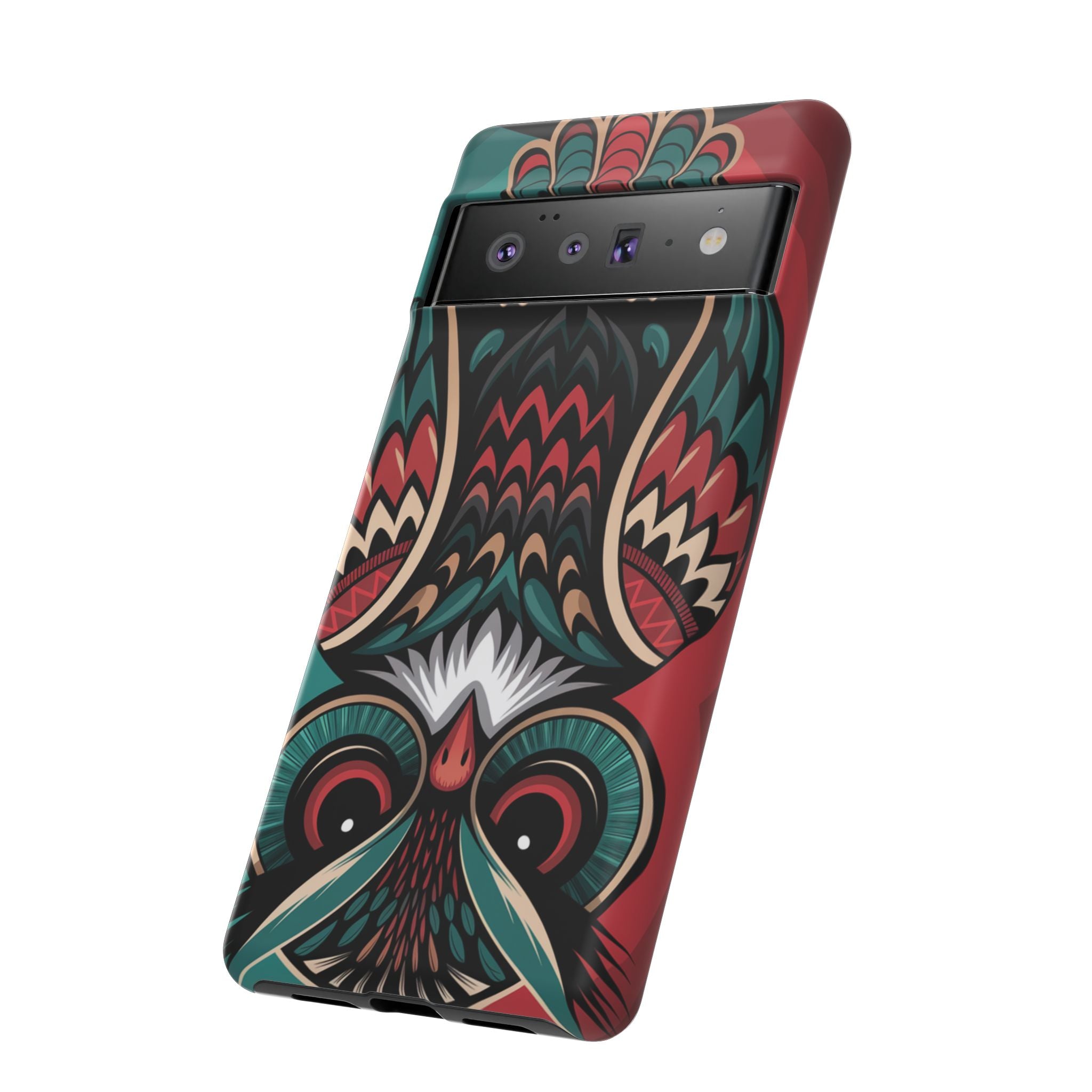 Majestic Haida Native American Owl - Tough Guard Google Pixel Case