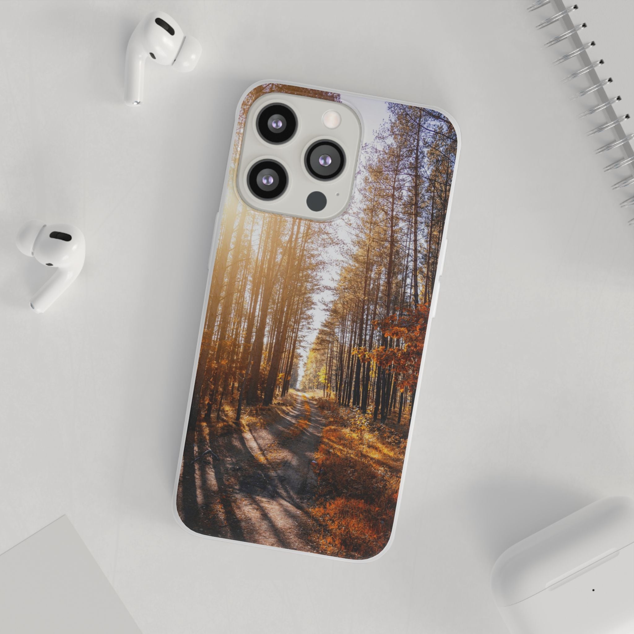Autumn Forest Way Flexi Case - Apple iPhone