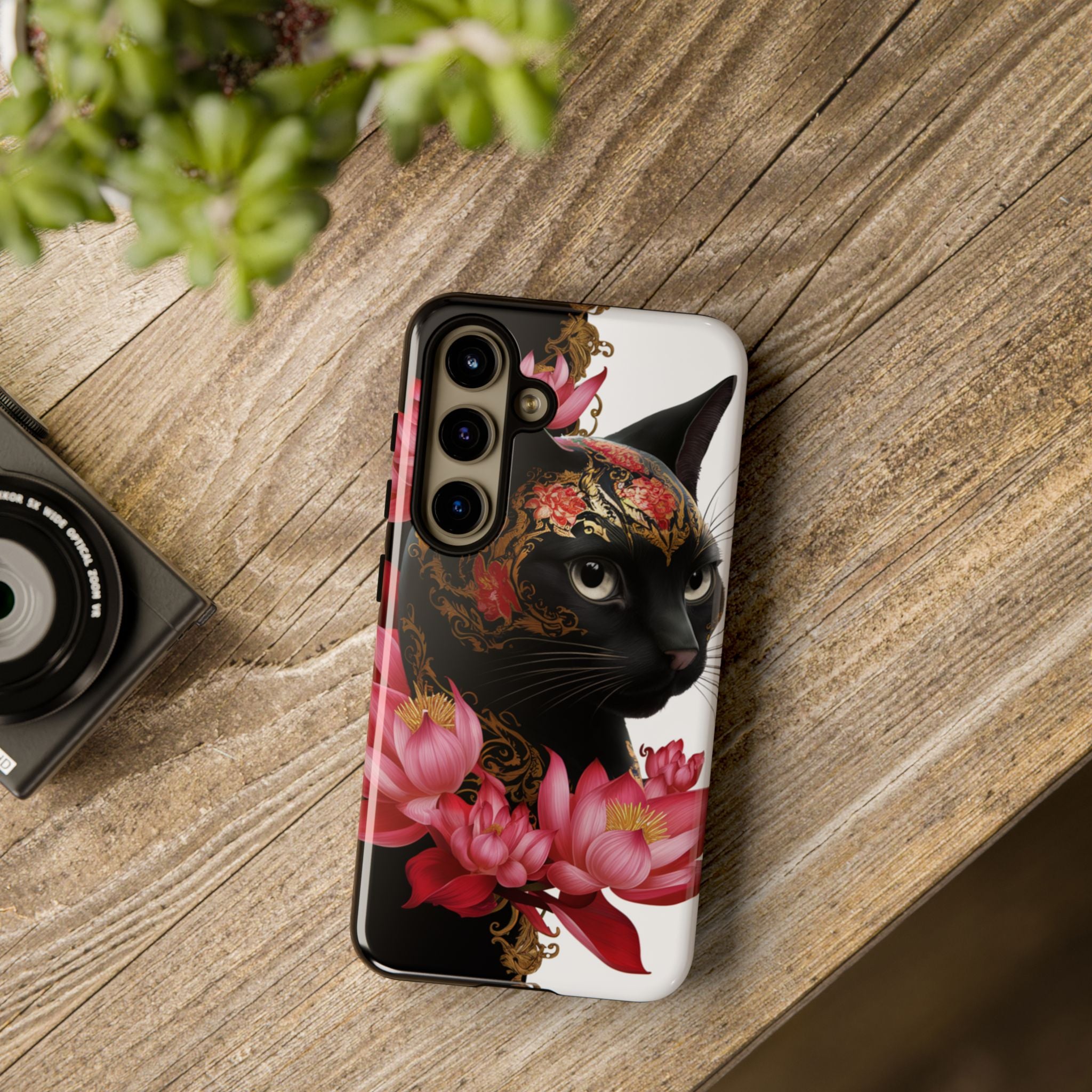 Yin & Yang Mystic Cat - Tough Guard Samsung Galaxy Case
