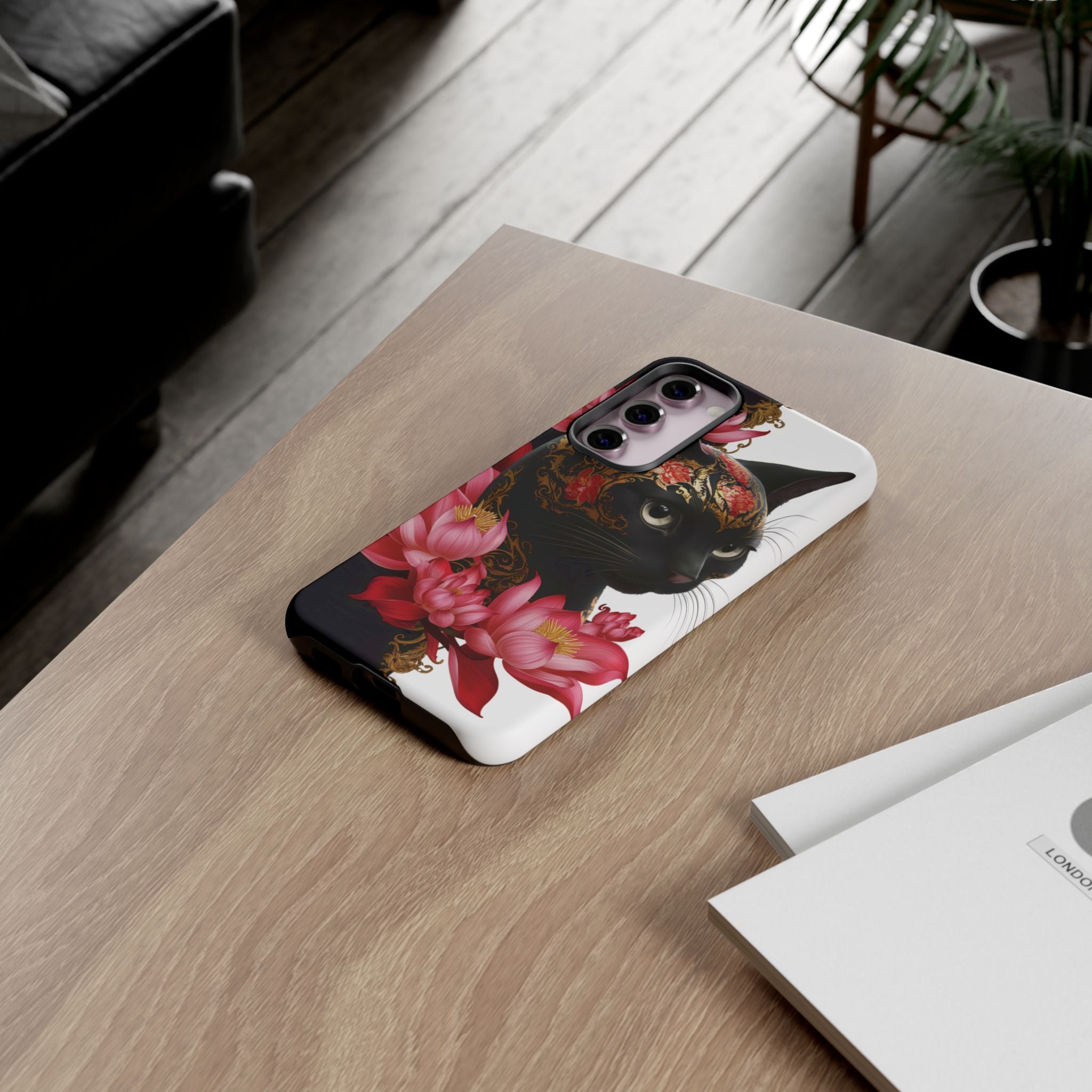 Yin & Yang Mystic Cat - Tough Guard Samsung Galaxy Case