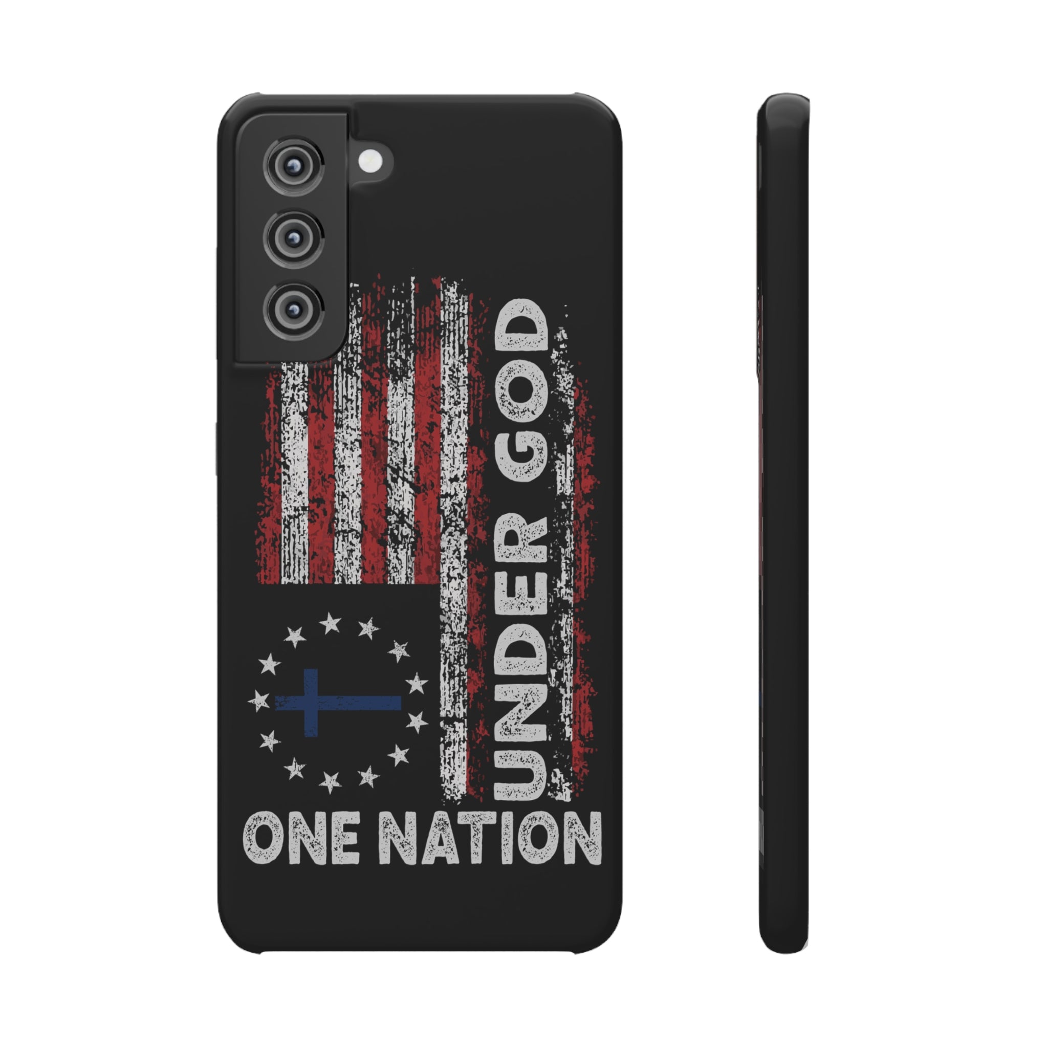 One Nation Under God American Flag - Snap Case Samsung Galaxy Case