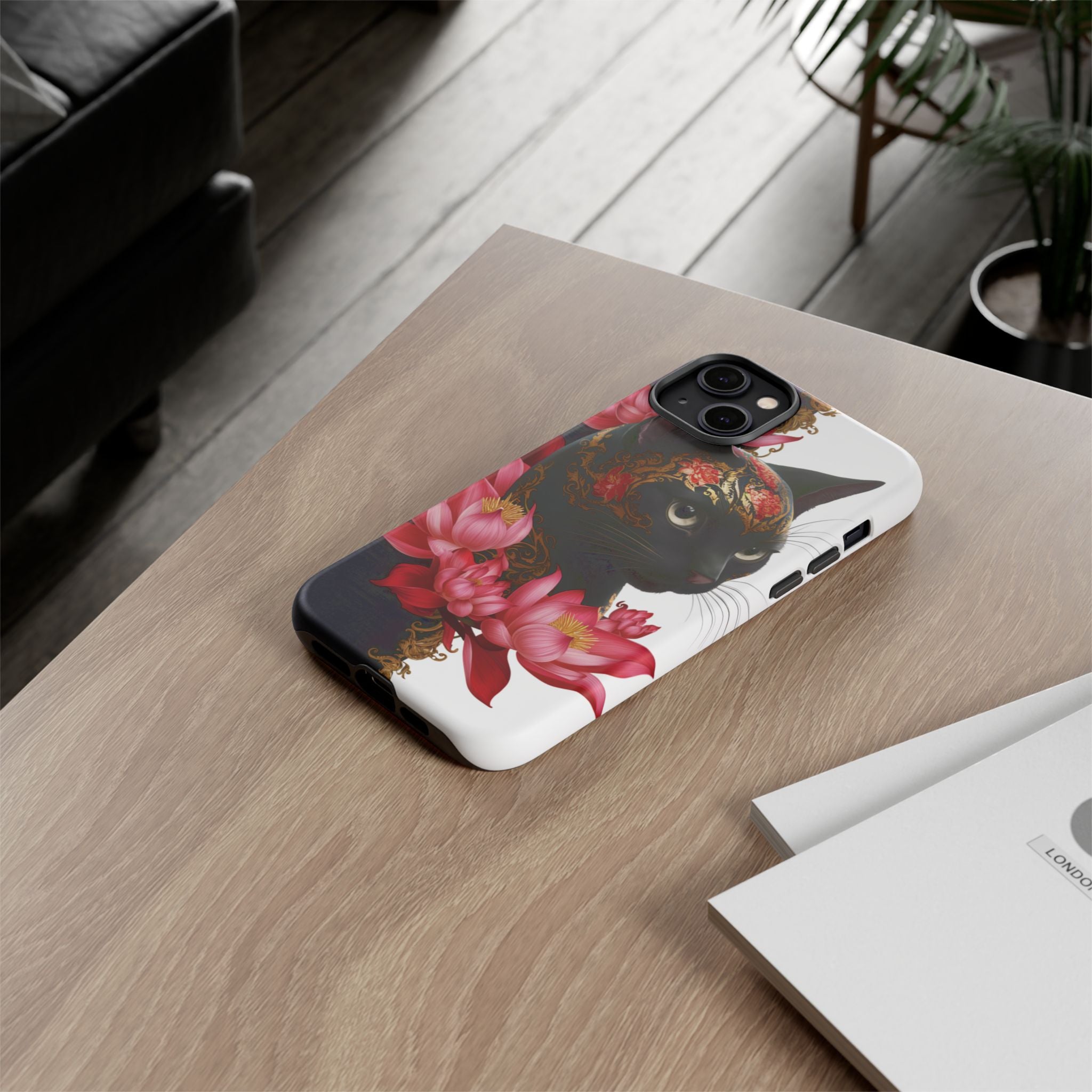 Yin & Yang Mystic Cat - Tough Guard Apple iPhone Case