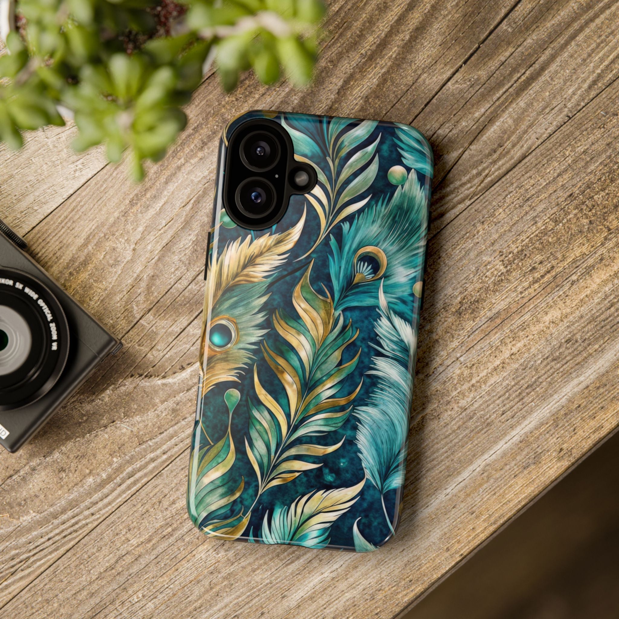 Peacock Feathers - Tough Guard Apple iPhone Case