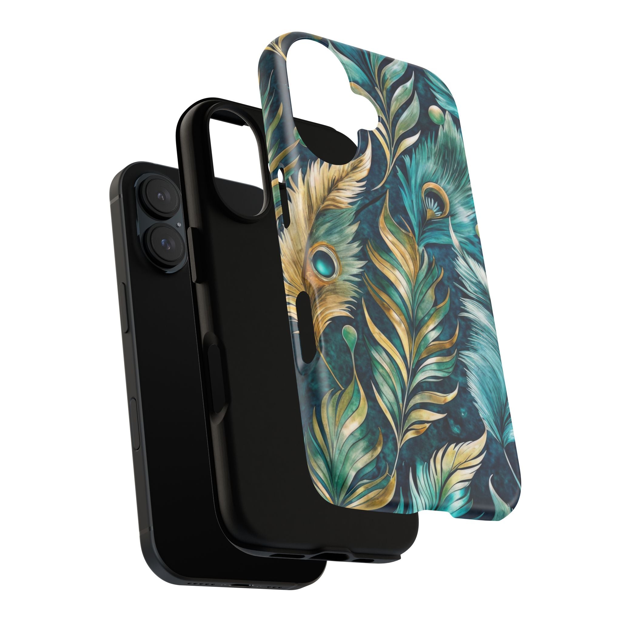 Peacock Feathers - Tough Guard Apple iPhone Case