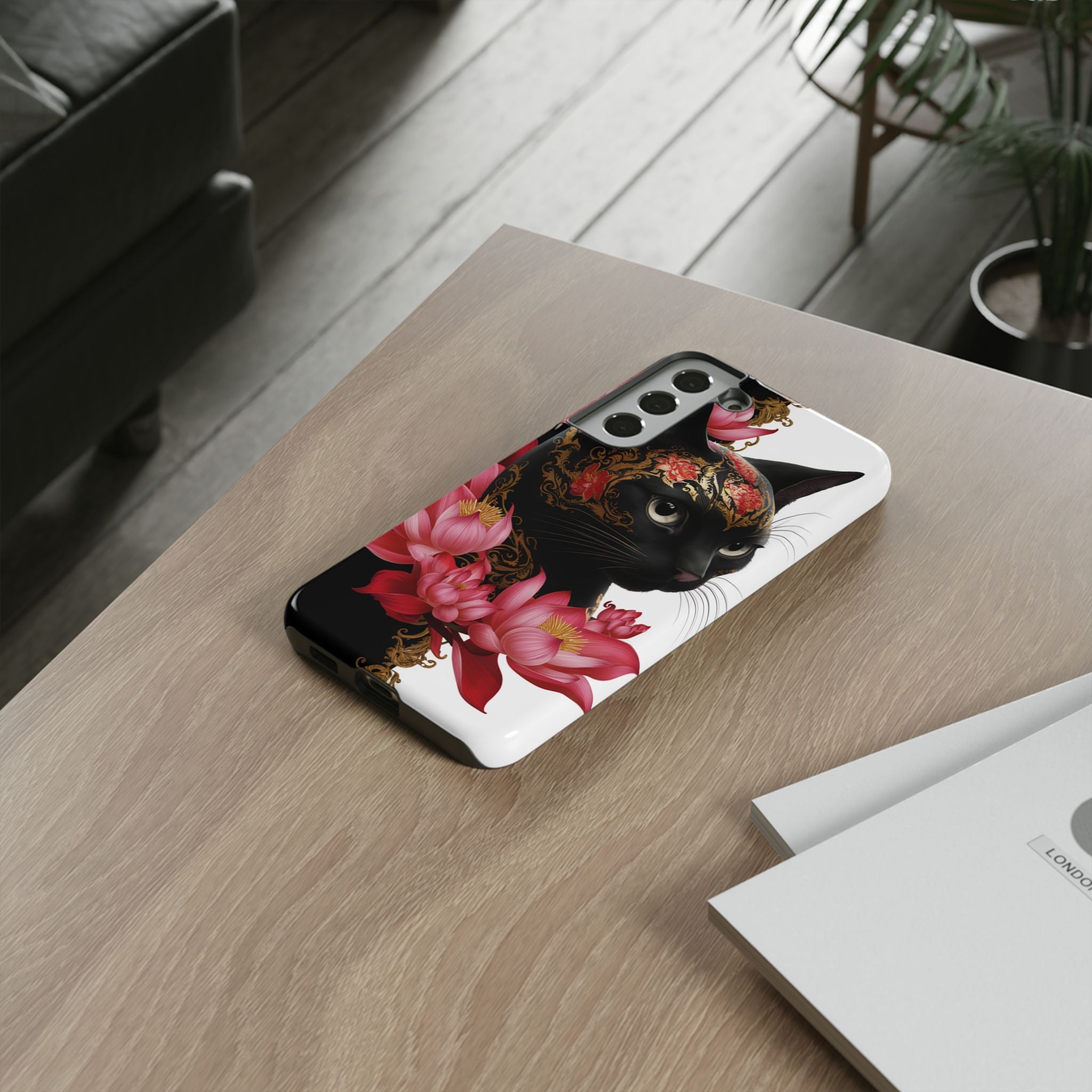 Yin & Yang Mystic Cat - Tough Guard Samsung Galaxy Case