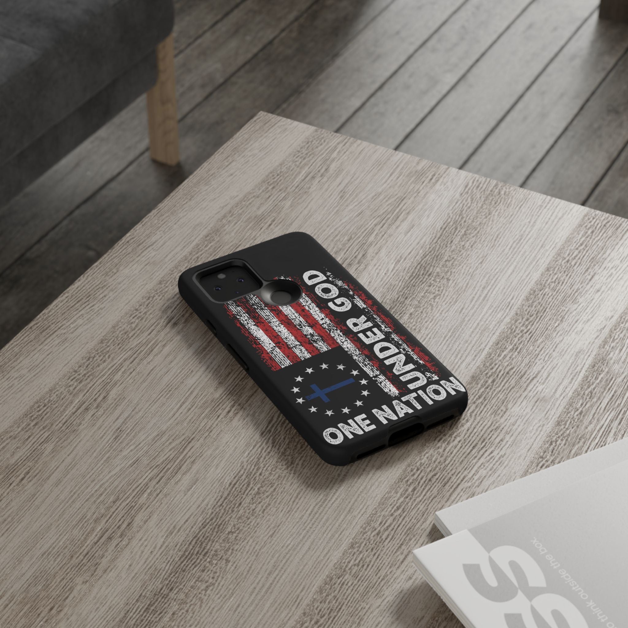 One Nation Under God American Flag - Tough Guard Google Pixel Case