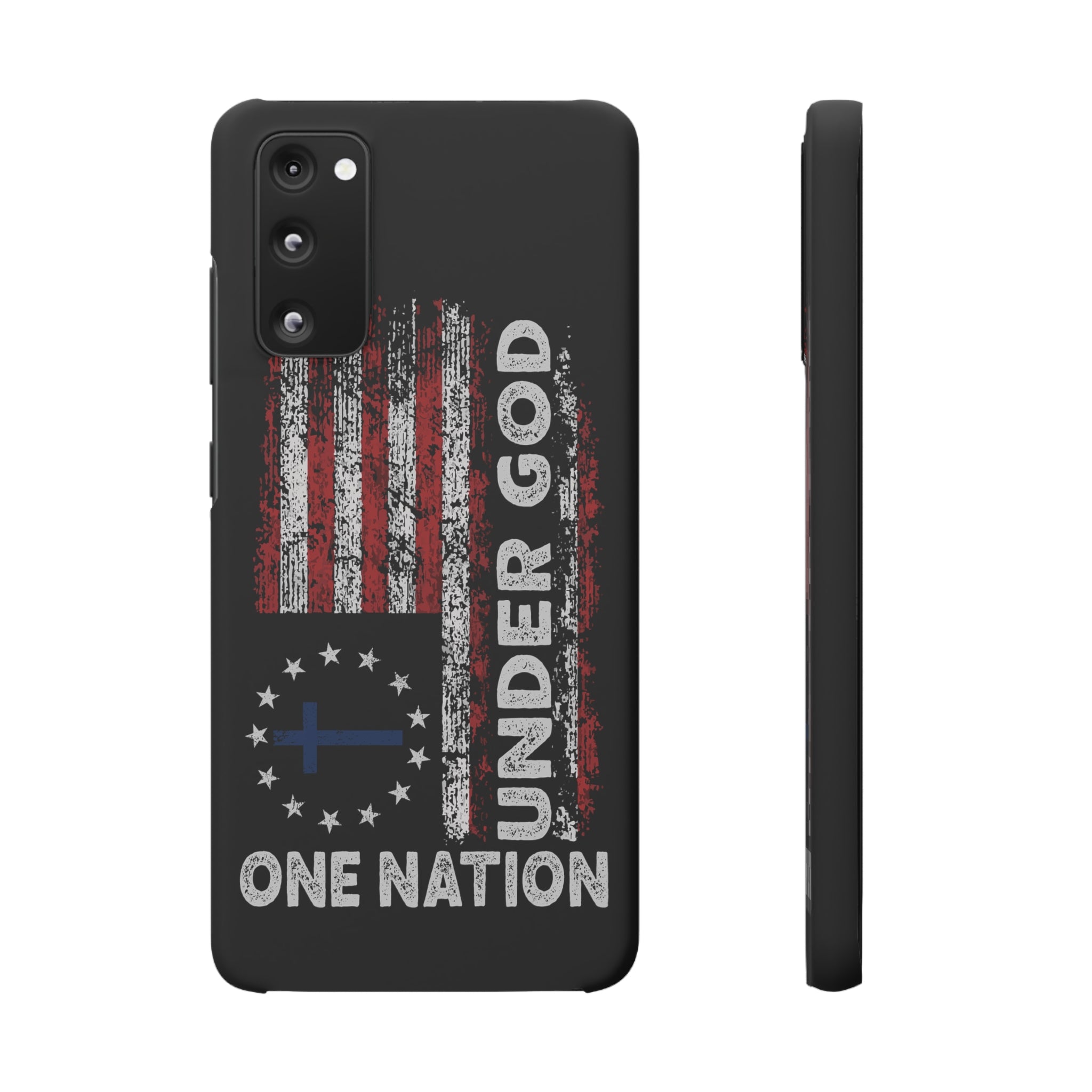 One Nation Under God American Flag - Snap Case Samsung Galaxy Case