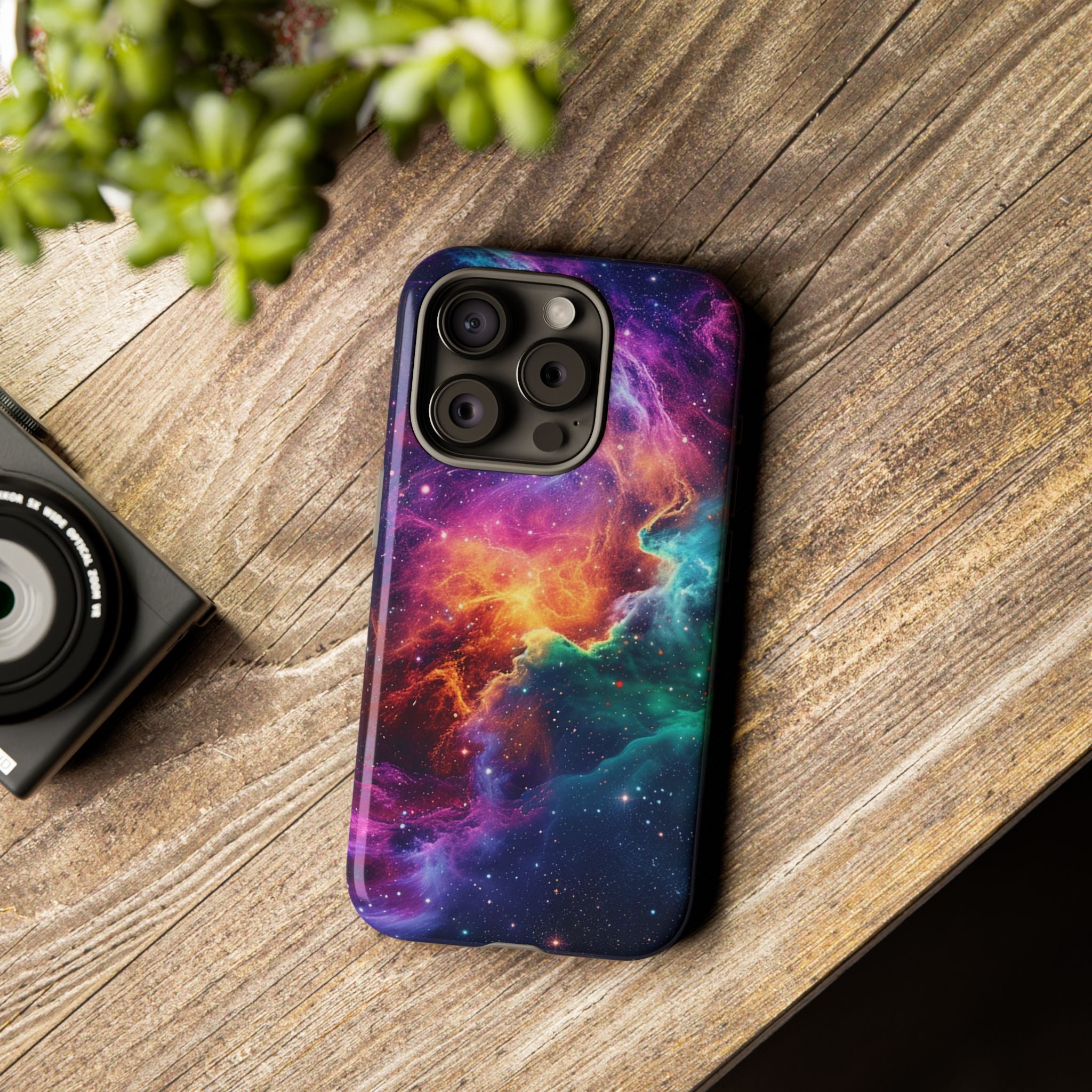 Celestial Aurora Galaxy - Tough Guard Apple iPhone Case