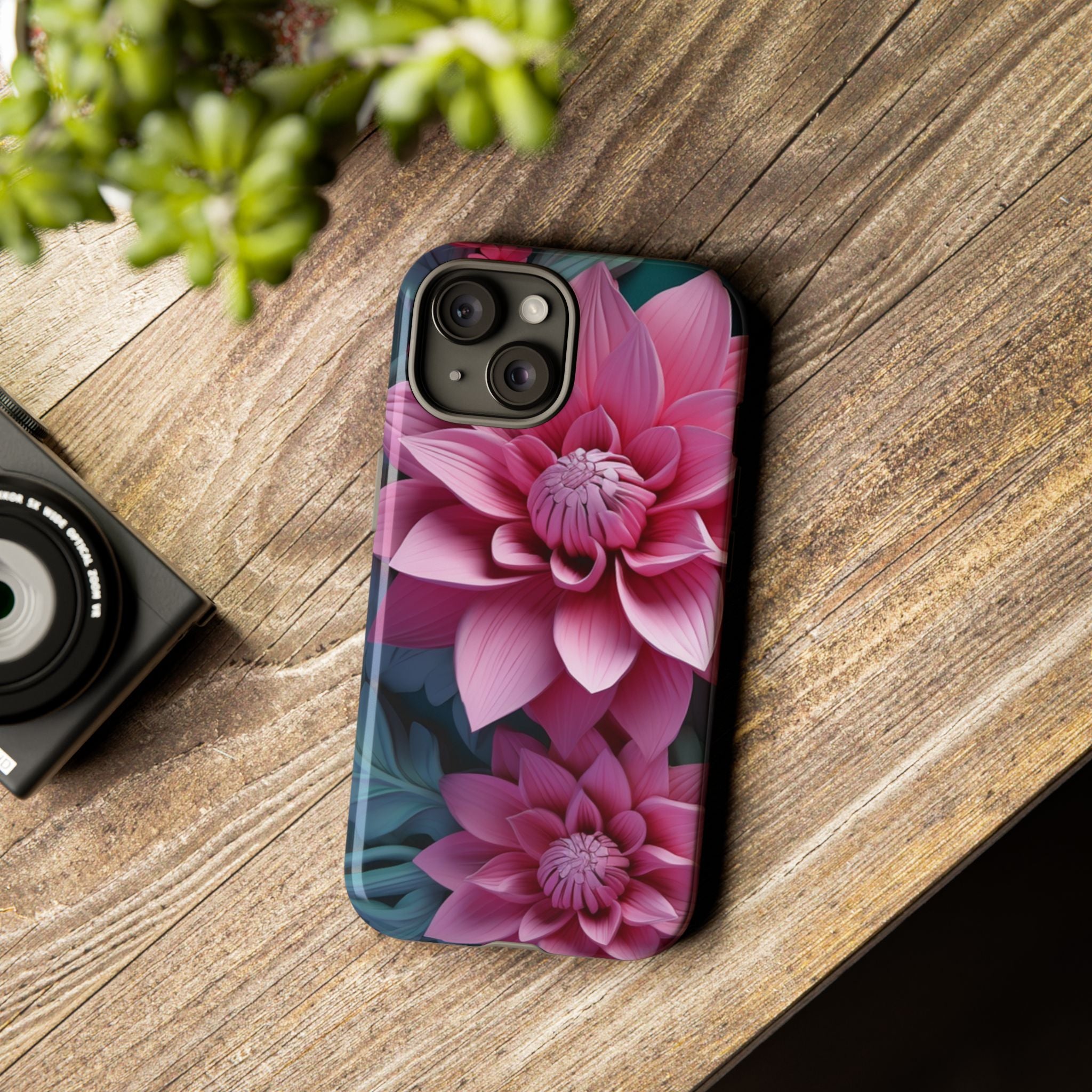Tropical Pink Flower - Tough Guard Apple iPhone Case