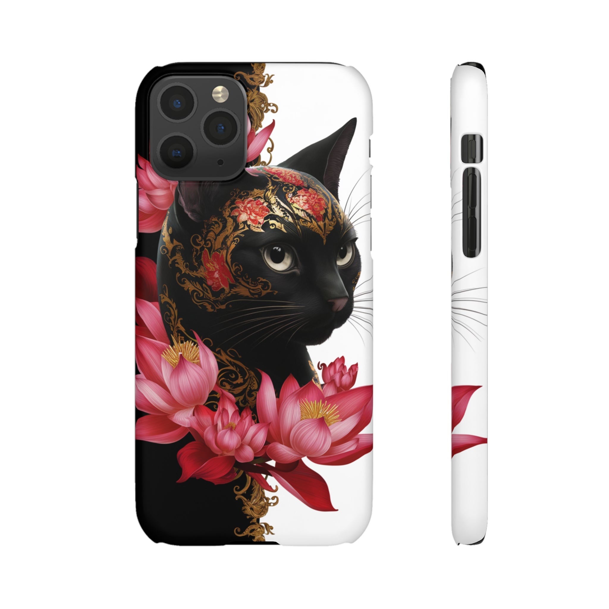 Yin & Yang Mystic Cat - Snap Case Apple iPhone Case