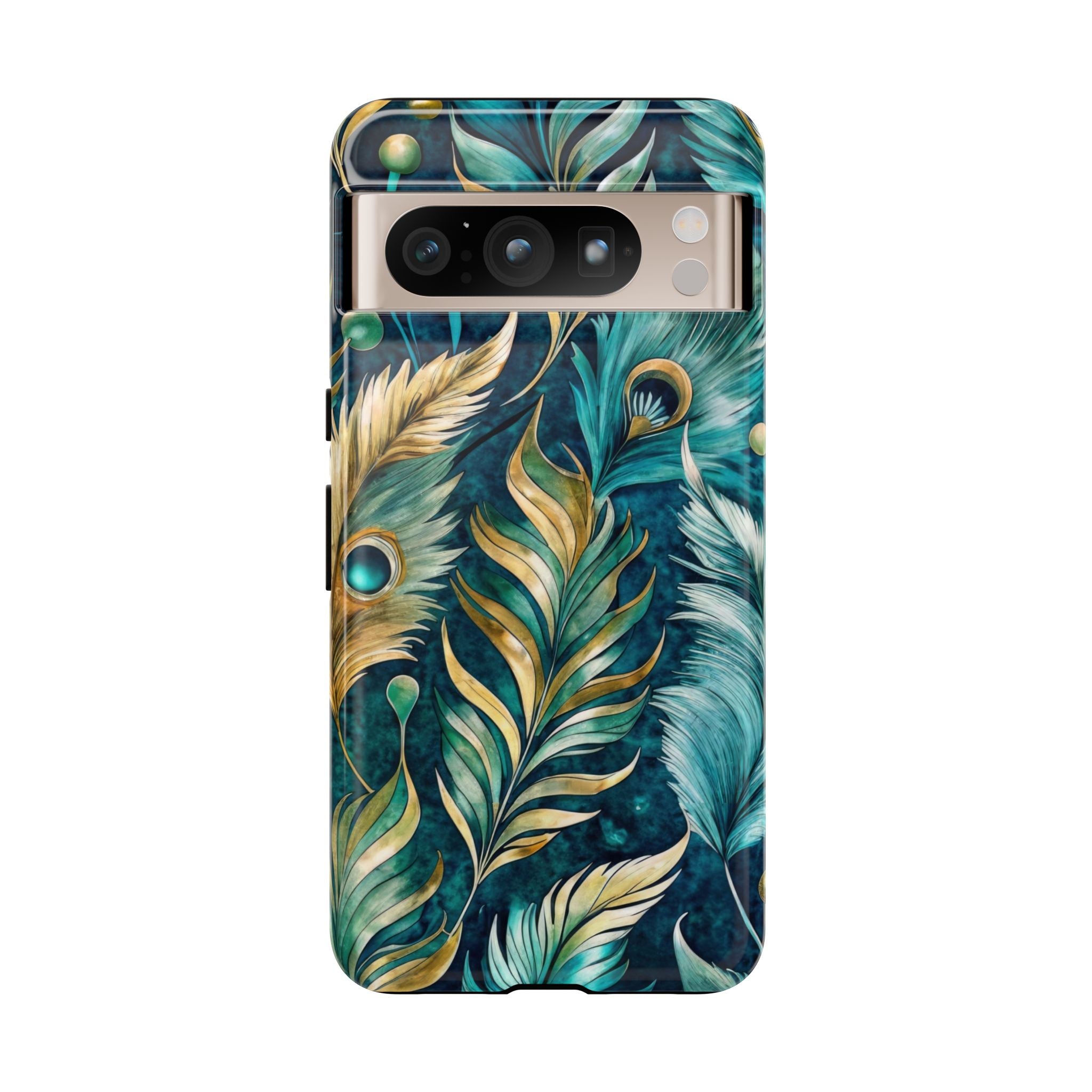 Peacock Feathers - Tough Guard Google Pixel Case