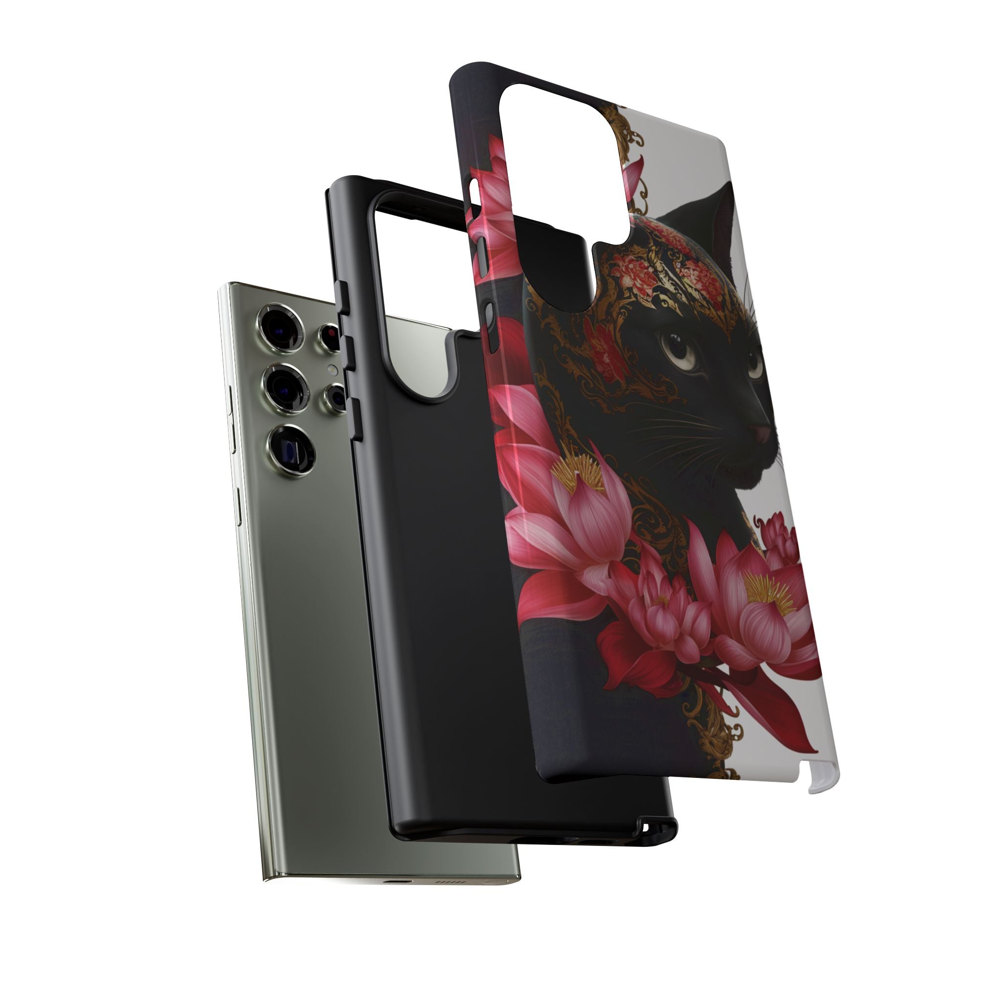 Yin & Yang Mystic Cat - Tough Guard Samsung Galaxy Case