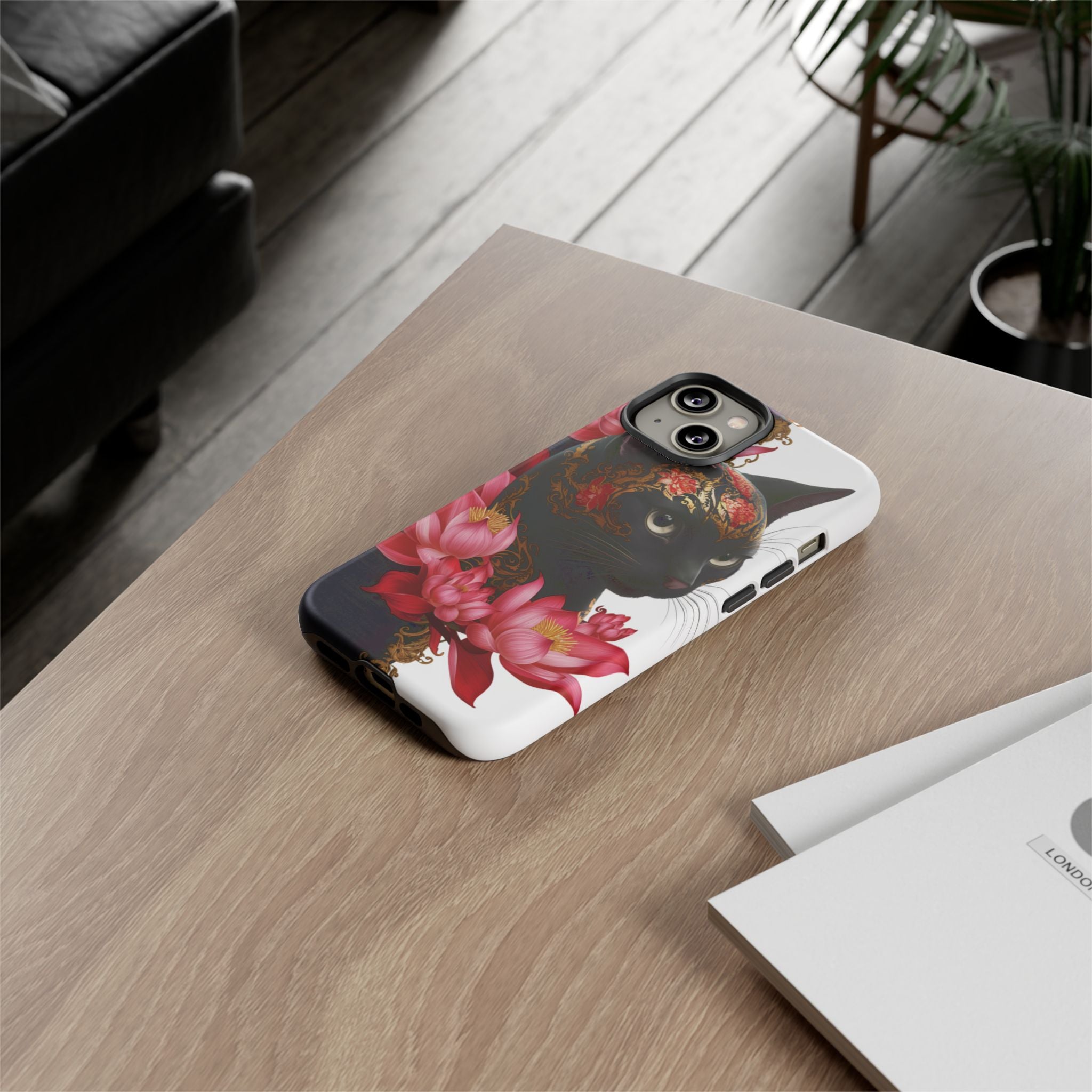 Yin & Yang Mystic Cat - Tough Guard Apple iPhone Case