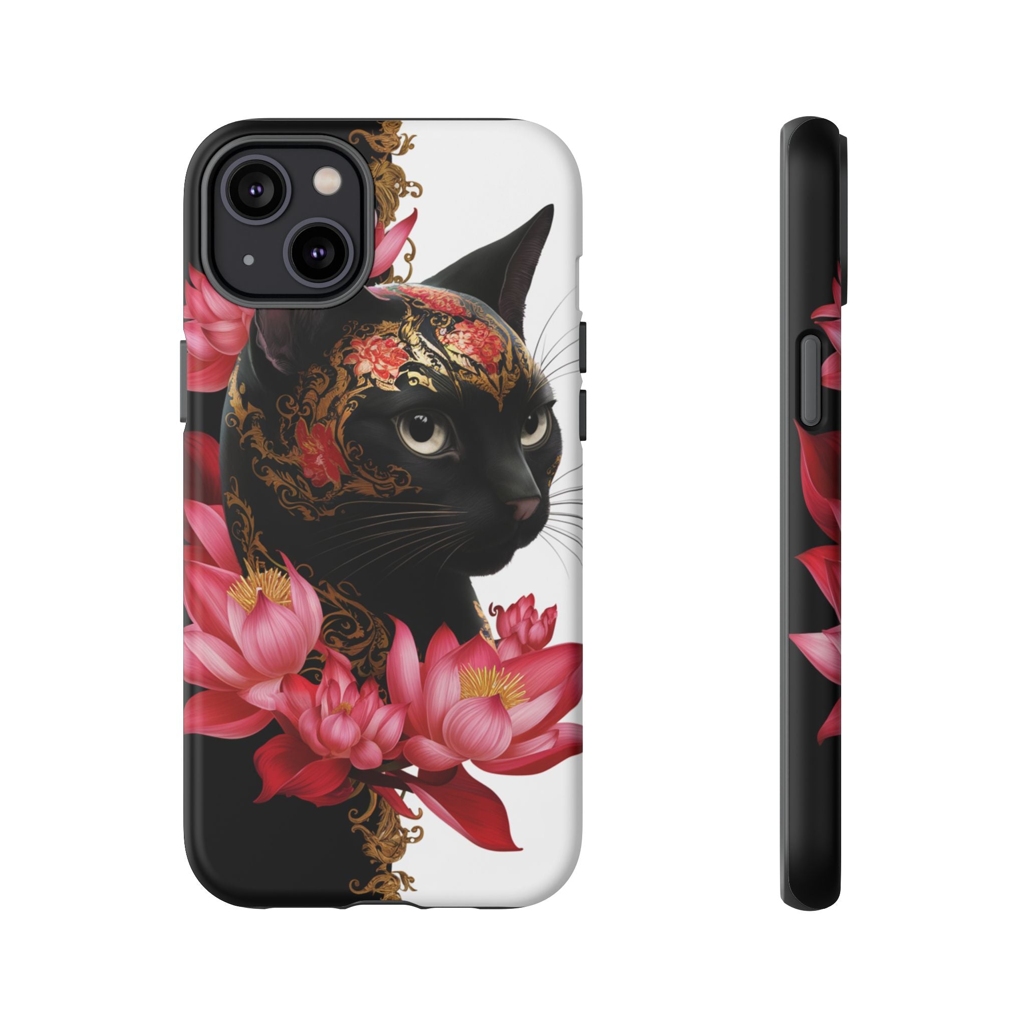 Yin & Yang Mystic Cat - Tough Guard Apple iPhone Case