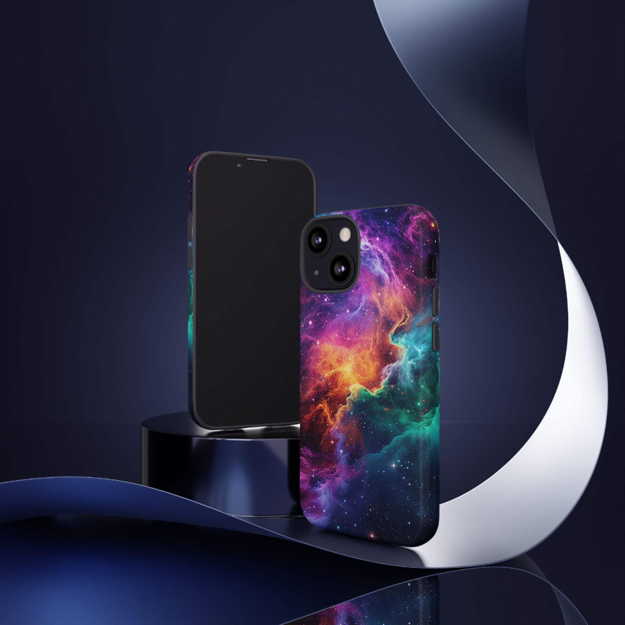 Celestial Aurora Galaxy - Tough Guard Apple iPhone Case