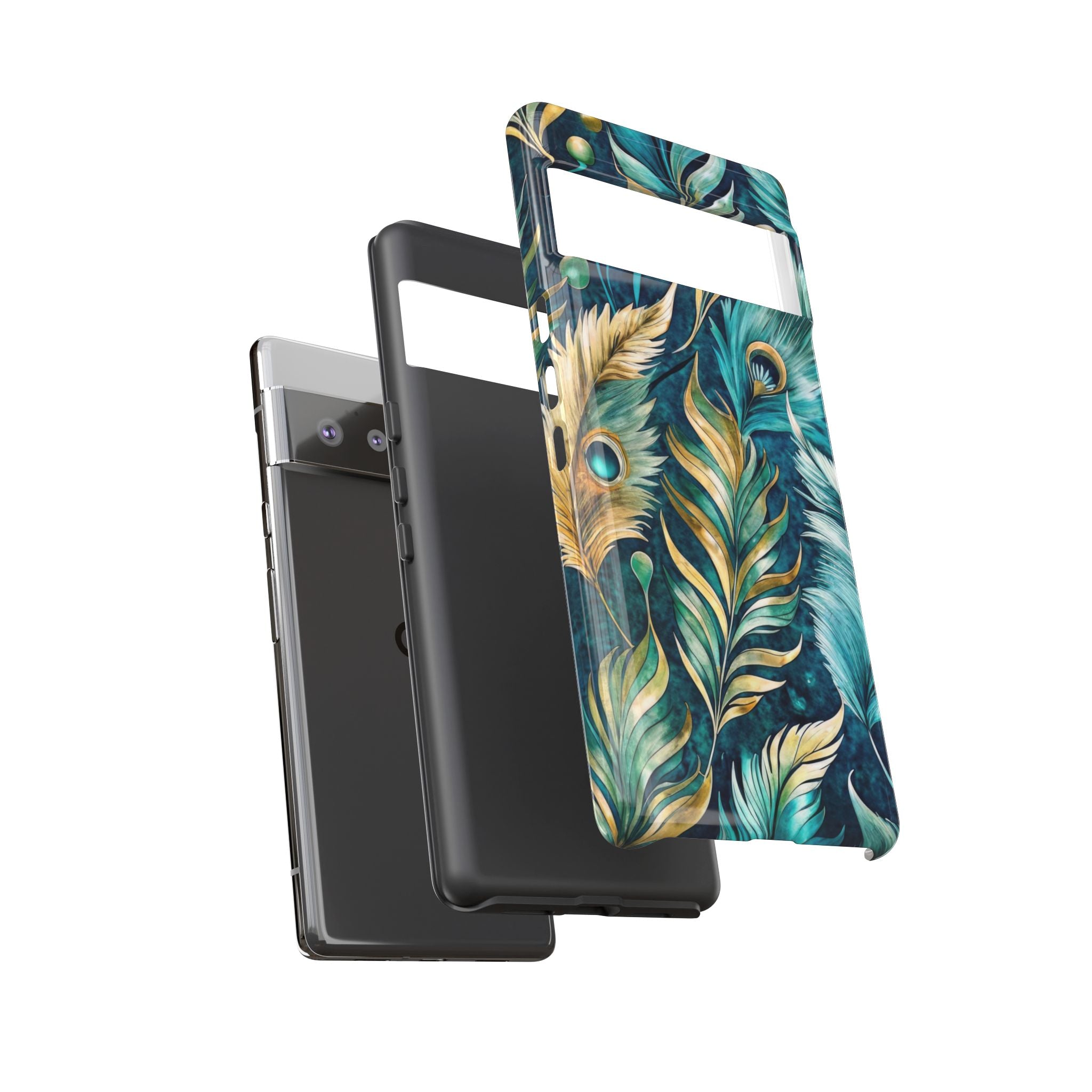 Peacock Feathers - Tough Guard Google Pixel Case