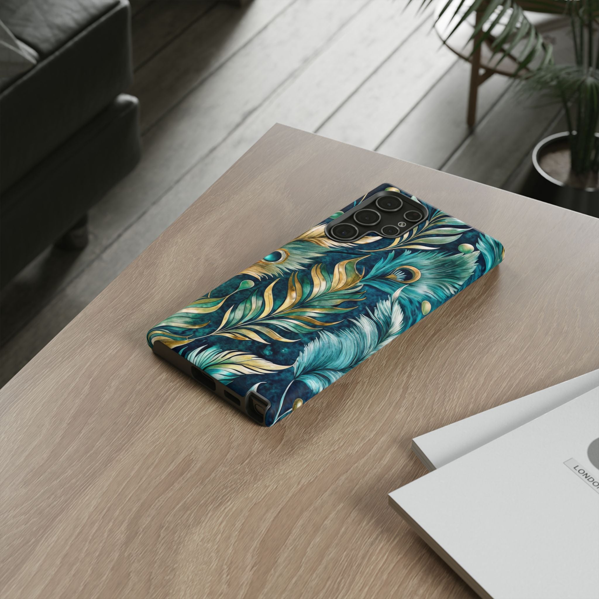 Peacock Feathers - Tough Guard Samsung Galaxy Case