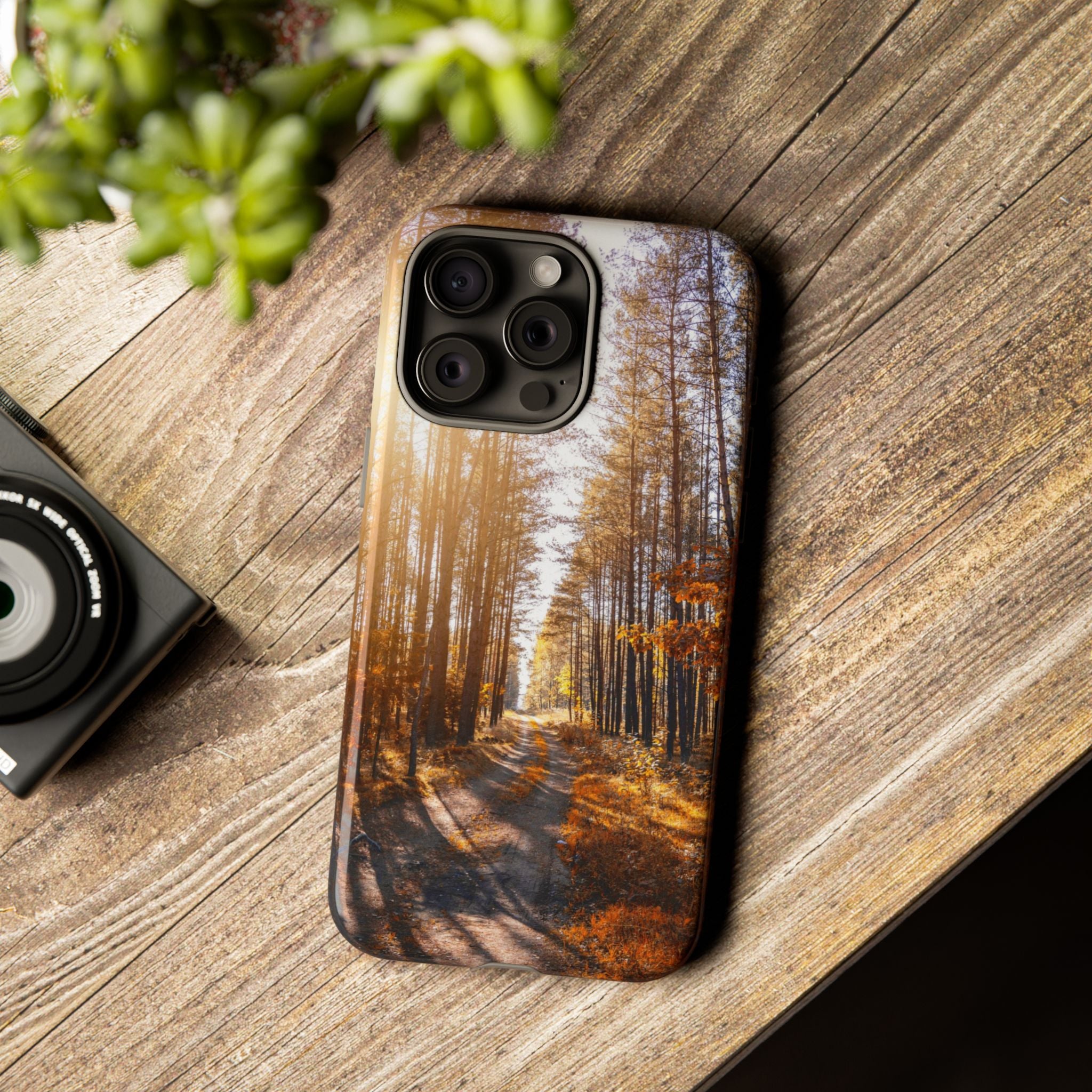 Autumn Forest Way - Tough Guard Apple iPhone Case