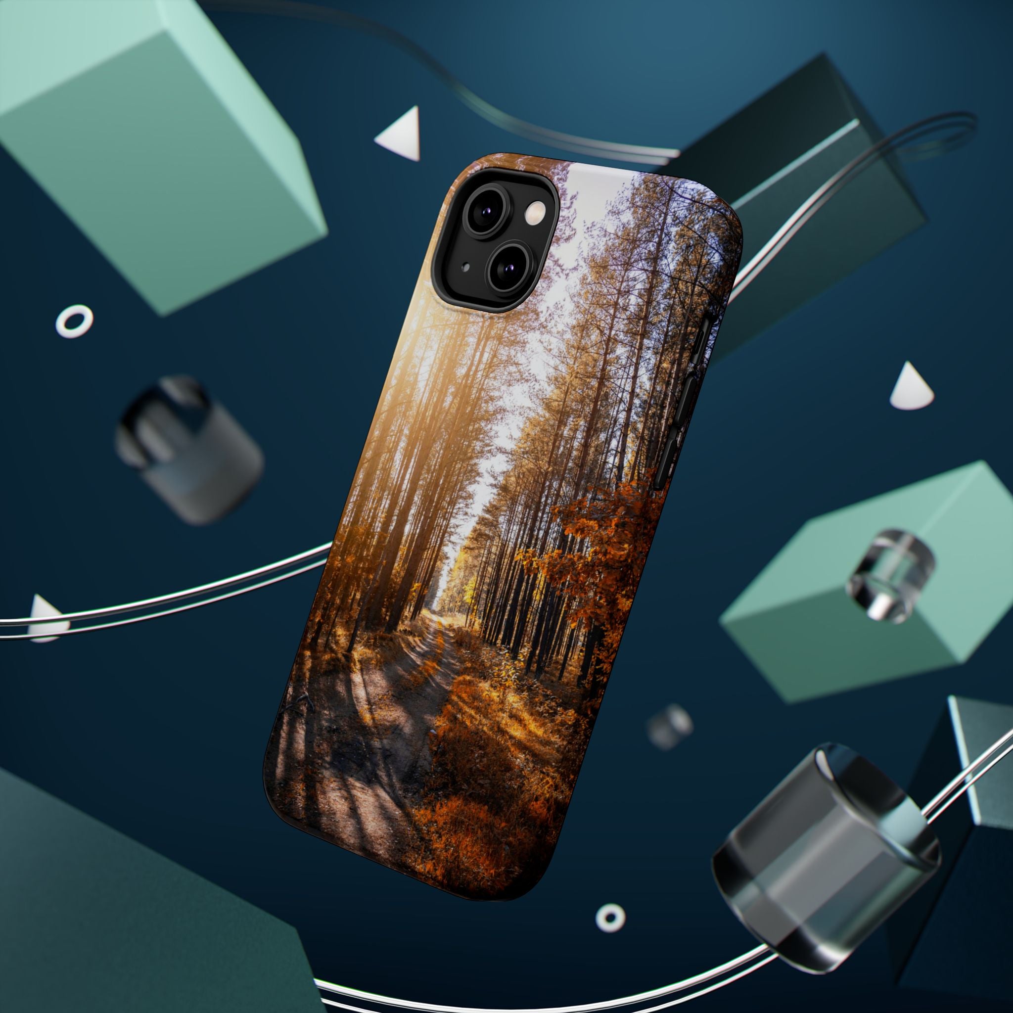 Autumn Forest Way - Magnetic Armor Tough Case Apple iPhone
