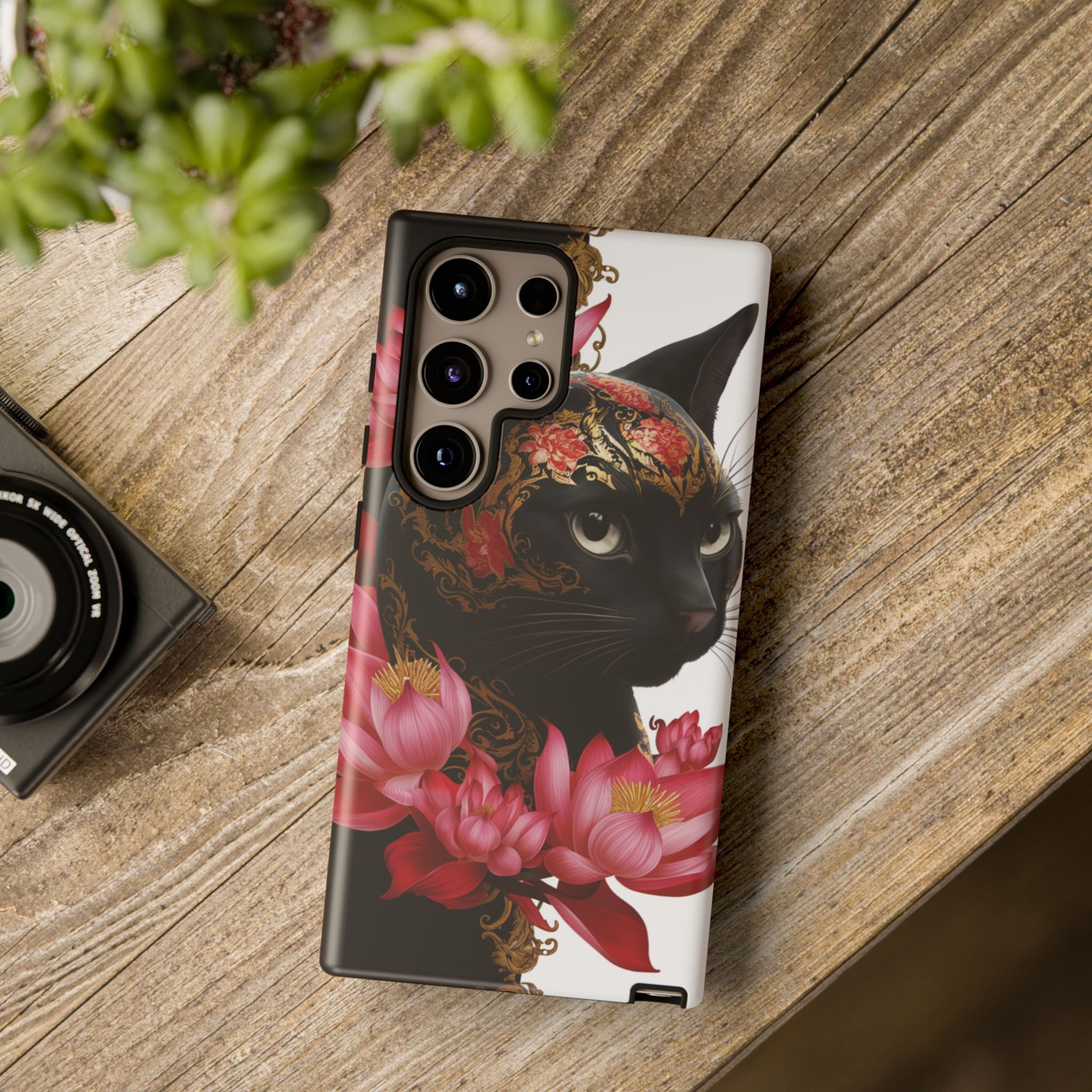 Yin & Yang Mystic Cat - Tough Guard Samsung Galaxy Case