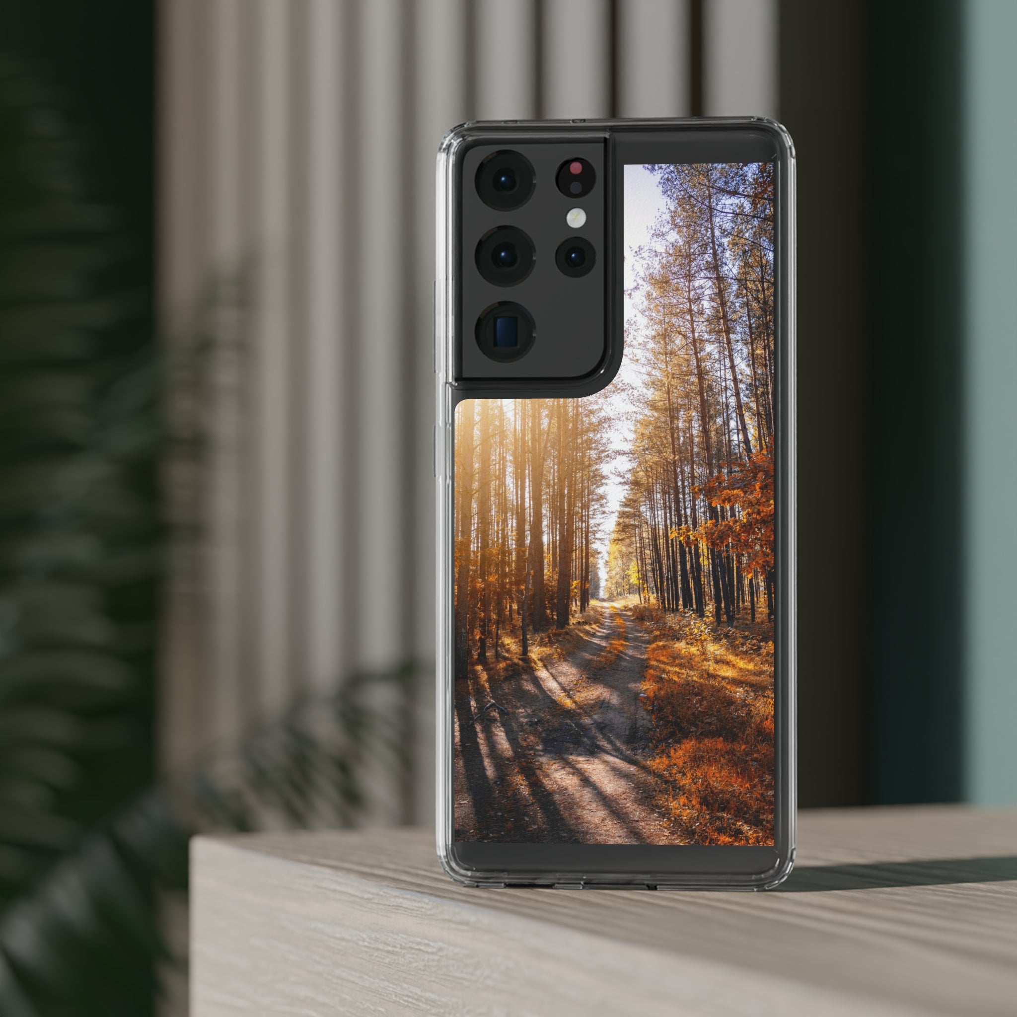 Autumn Forest Way - Crystal Guard Durable Samsung Galaxy Case