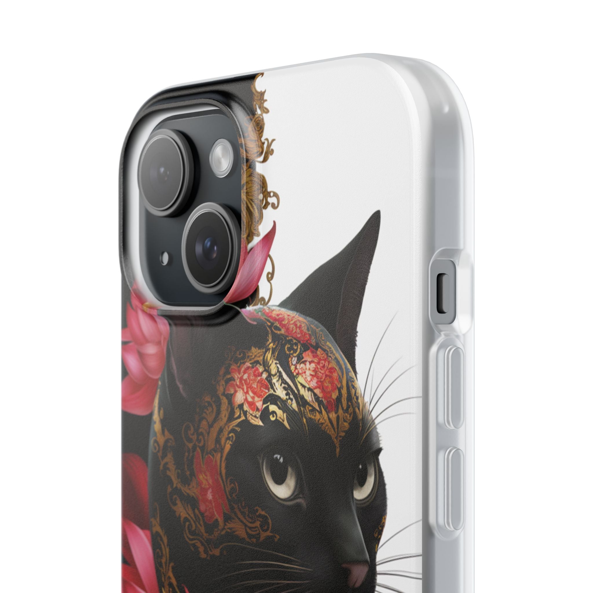Yin & Yang Mystic Cat - Flexi Case Apple iPhone Case