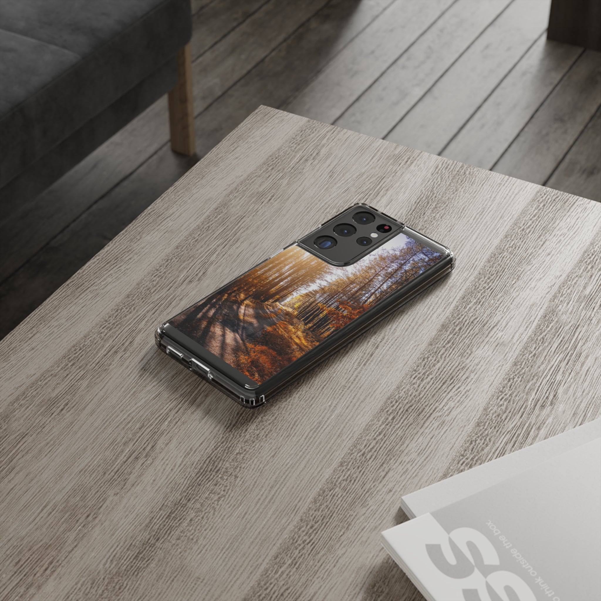 Autumn Forest Way - Crystal Guard Durable Samsung Galaxy Case