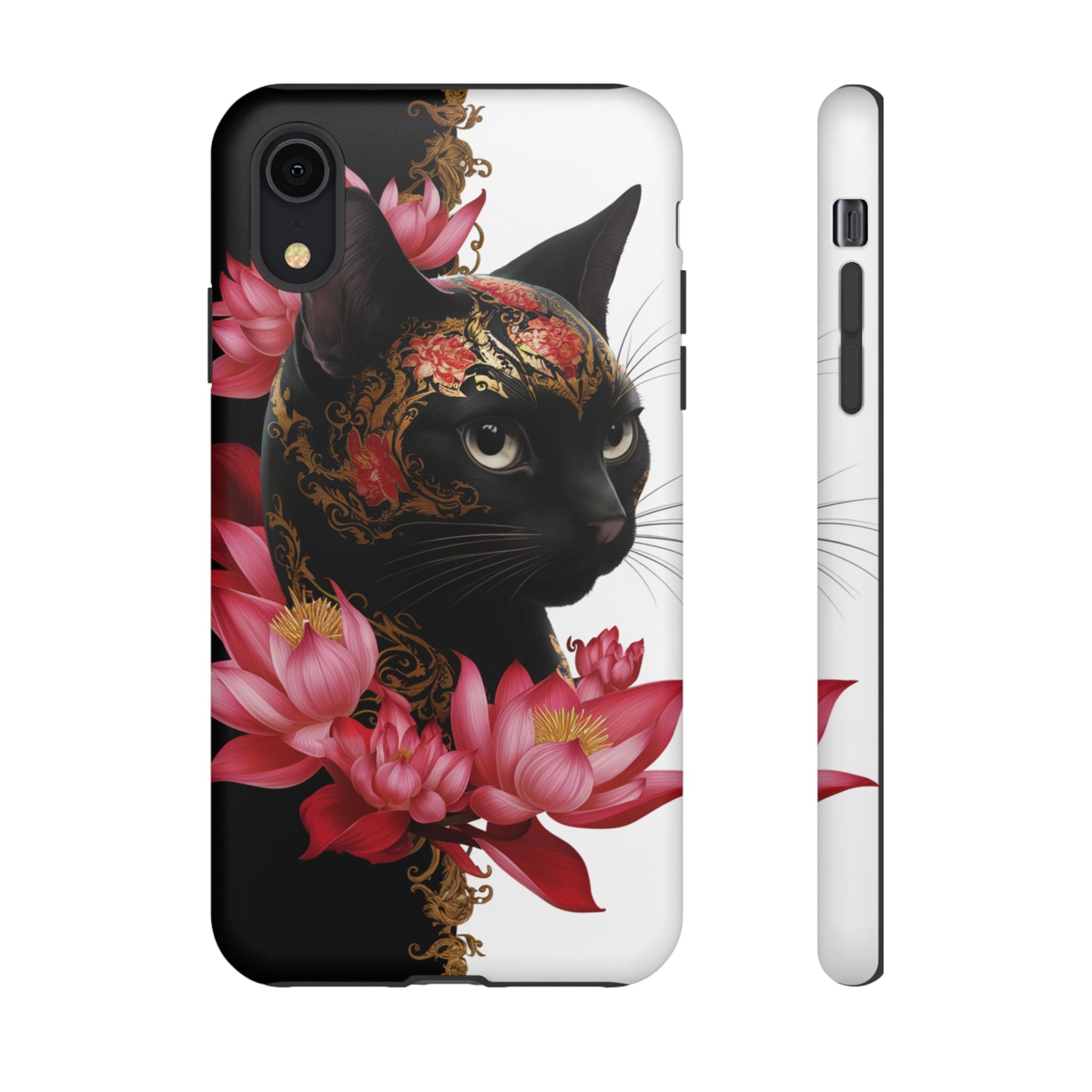 Yin & Yang Mystic Cat - Tough Guard Apple iPhone Case