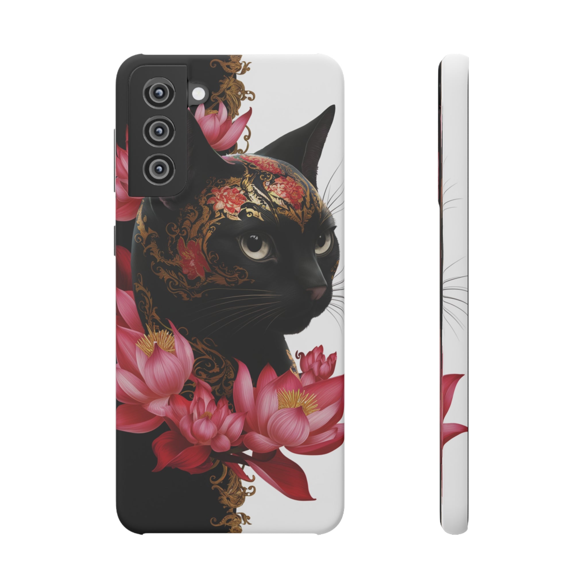Yin & Yang Mystic Cat - Snap Case Samsung Galaxy Case