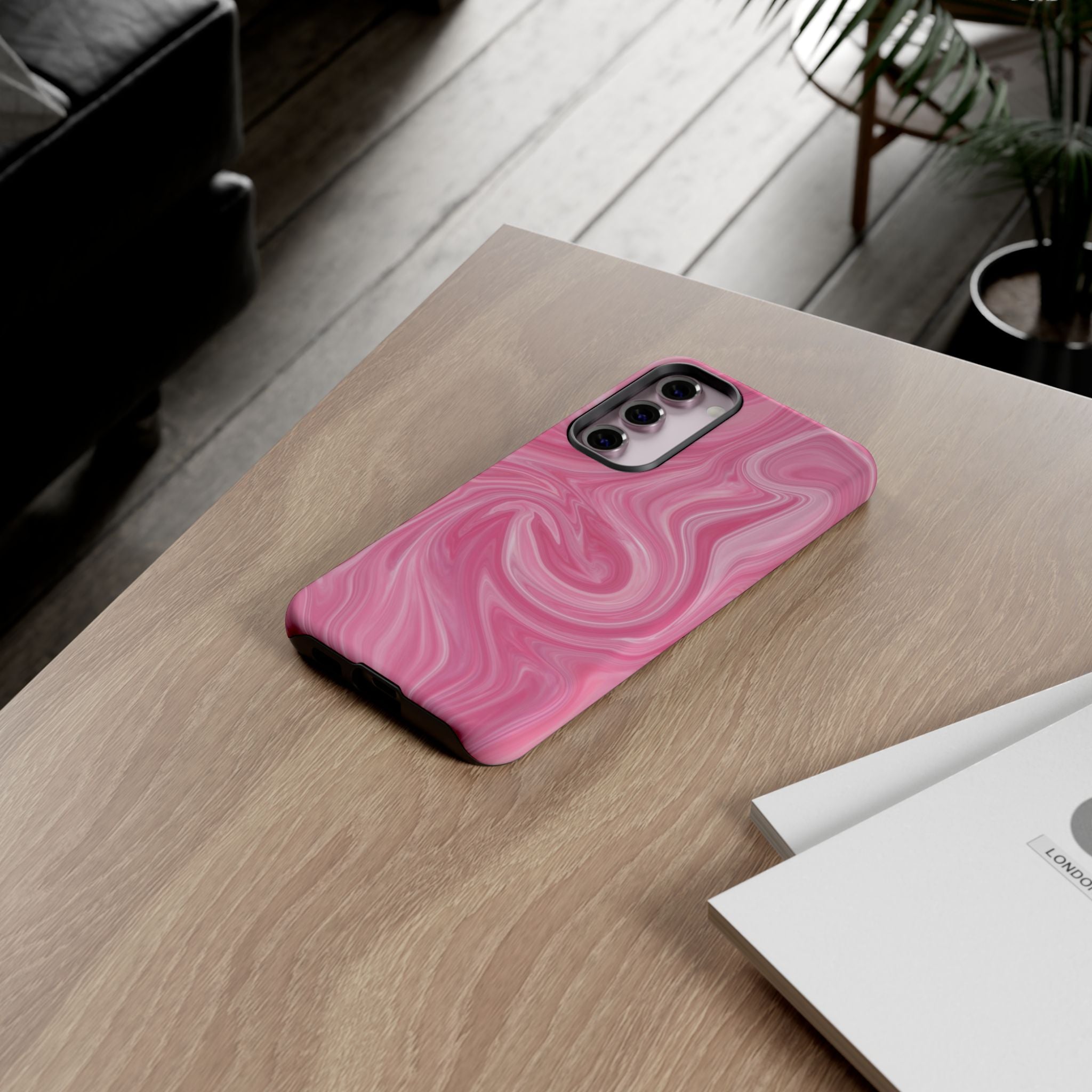 Pink Blush Marble - Tough Guard Samsung Galaxy Case