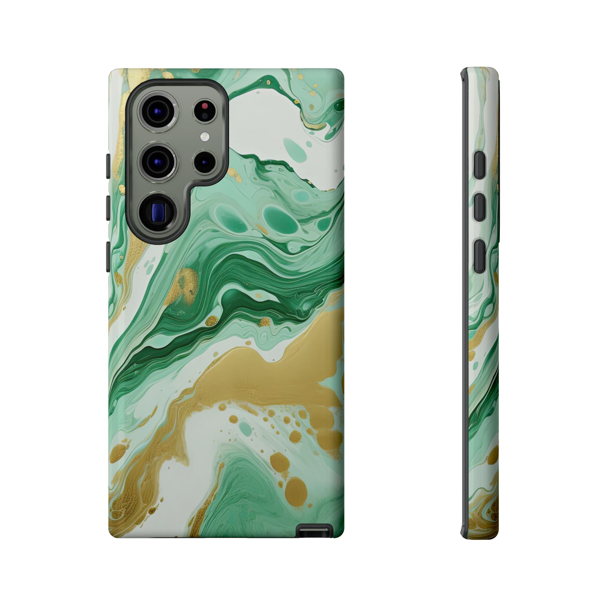 Emerald Gold Marble - Tough Guard Samsung Galaxy Case
