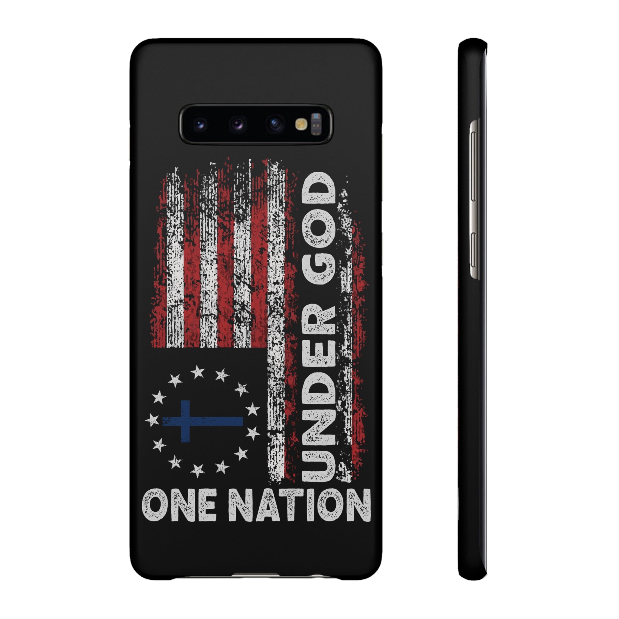 One Nation Under God American Flag - Snap Case Samsung Galaxy Case