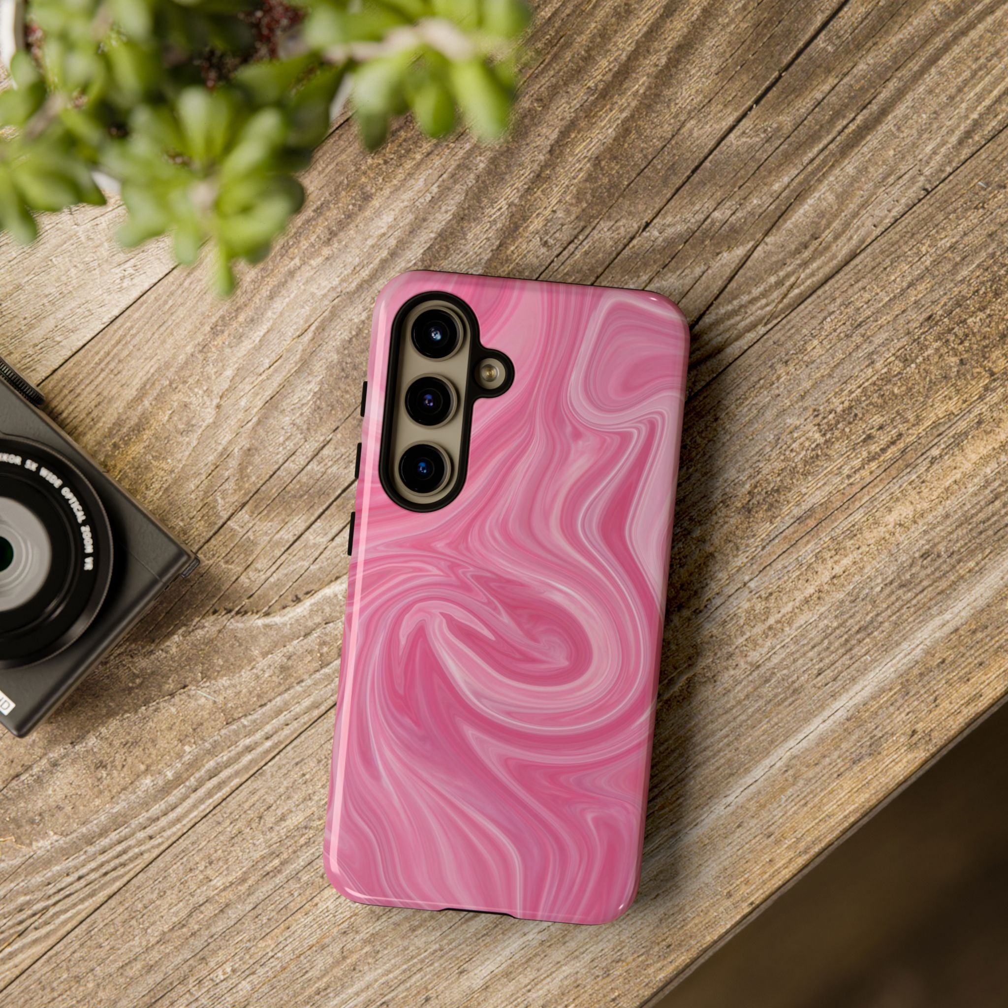 Pink Blush Marble - Tough Guard Samsung Galaxy Case