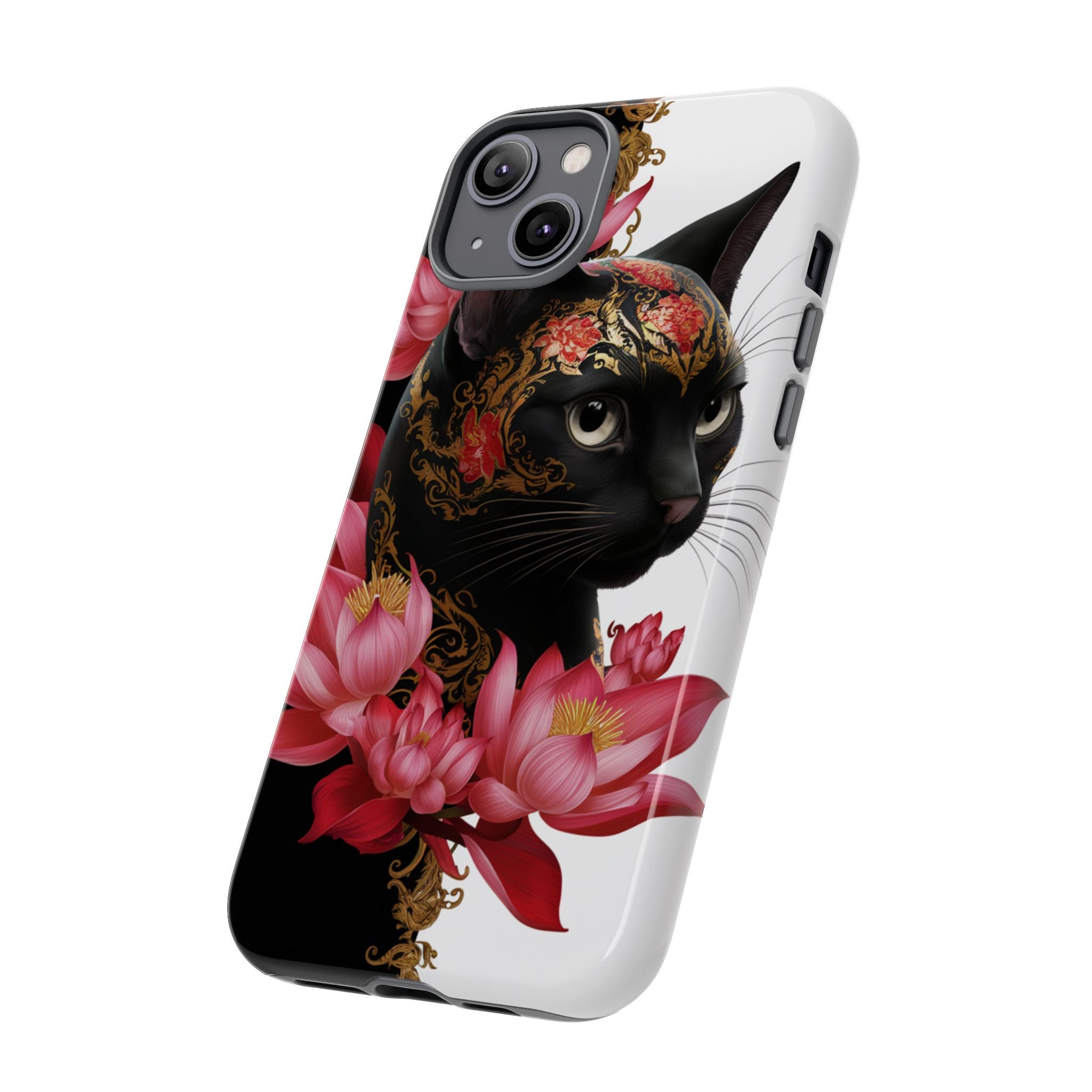 Yin & Yang Mystic Cat - Tough Guard Apple iPhone Case