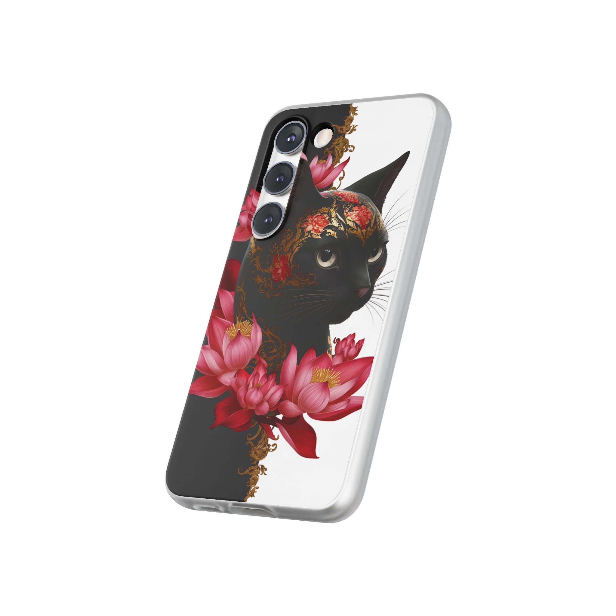 Yin & Yang Mystic Cat - Flexi Case Samsung Galaxy Case
