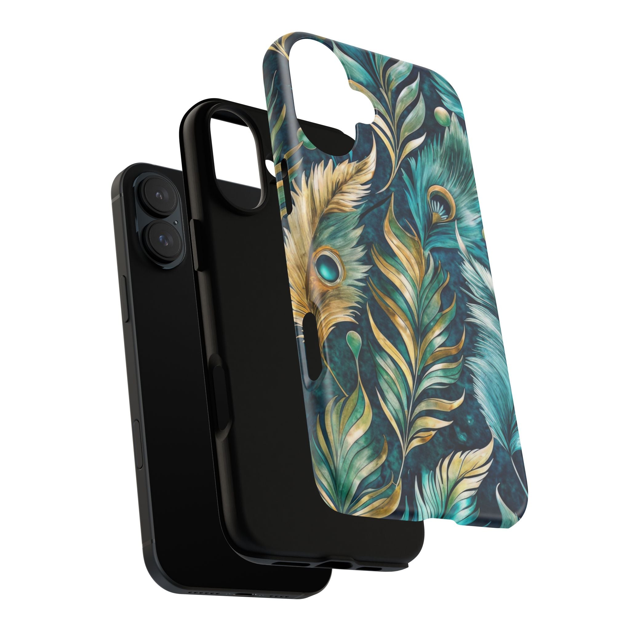 Peacock Feathers - Tough Guard Apple iPhone Case