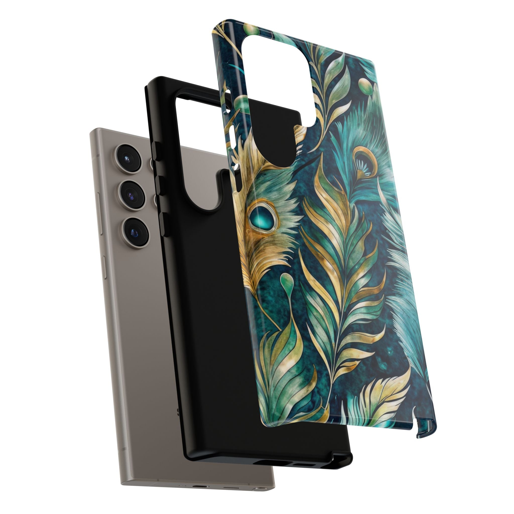 Peacock Feathers - Tough Guard Samsung Galaxy Case