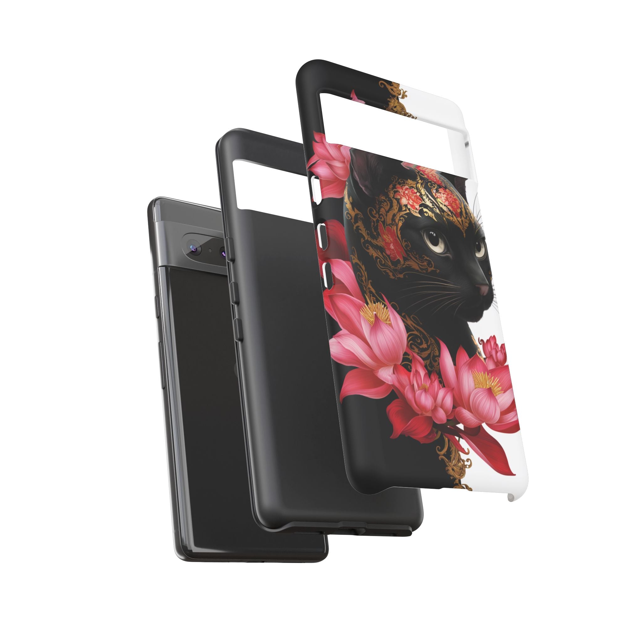 Yin & Yang Mystic Cat - Tough Guard Google Pixel Case