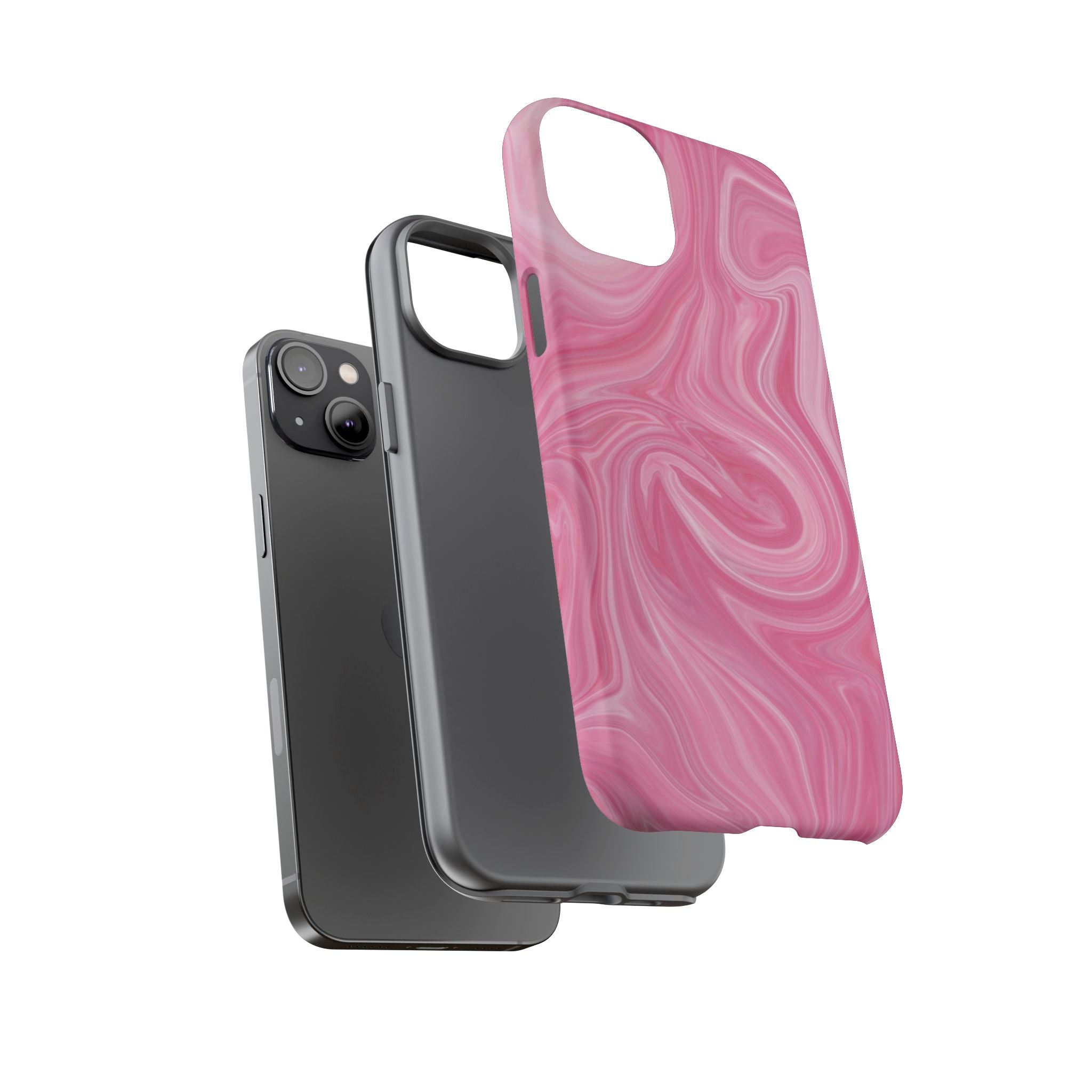Pink Blush Marble - Tough Guard Apple iPhone Case