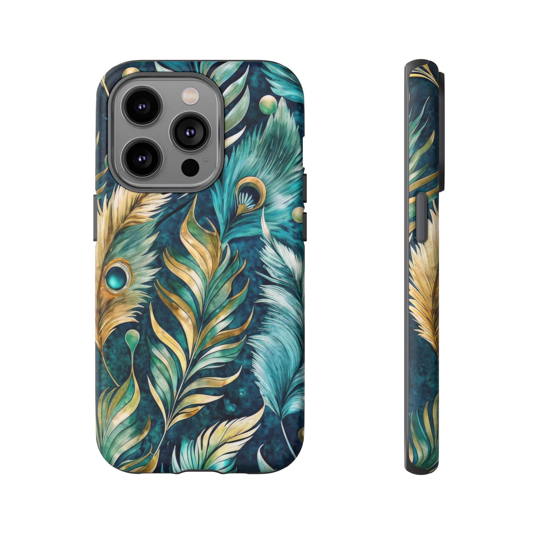 Peacock Feathers - Tough Guard Apple iPhone Case