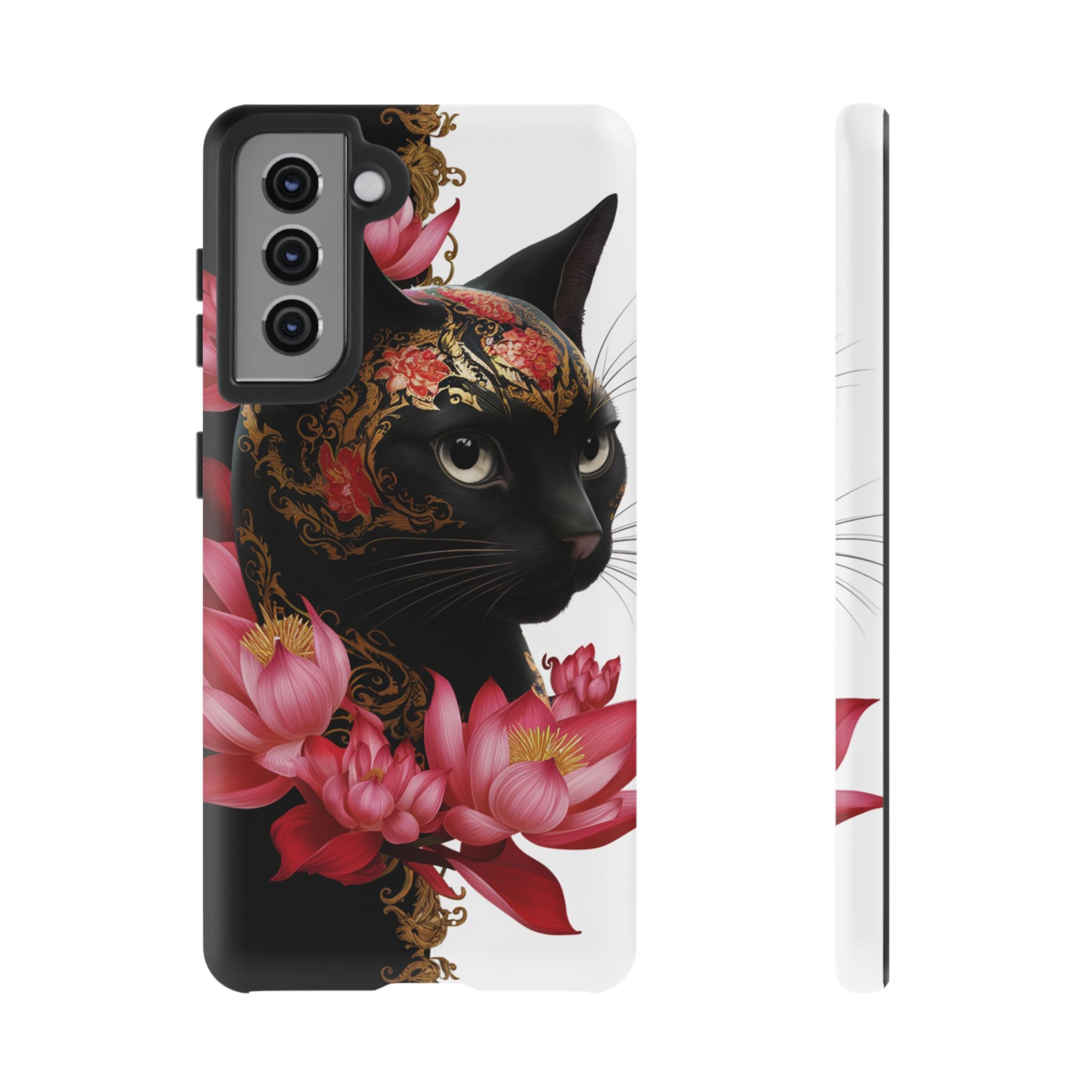 Yin & Yang Mystic Cat - Tough Guard Samsung Galaxy Case