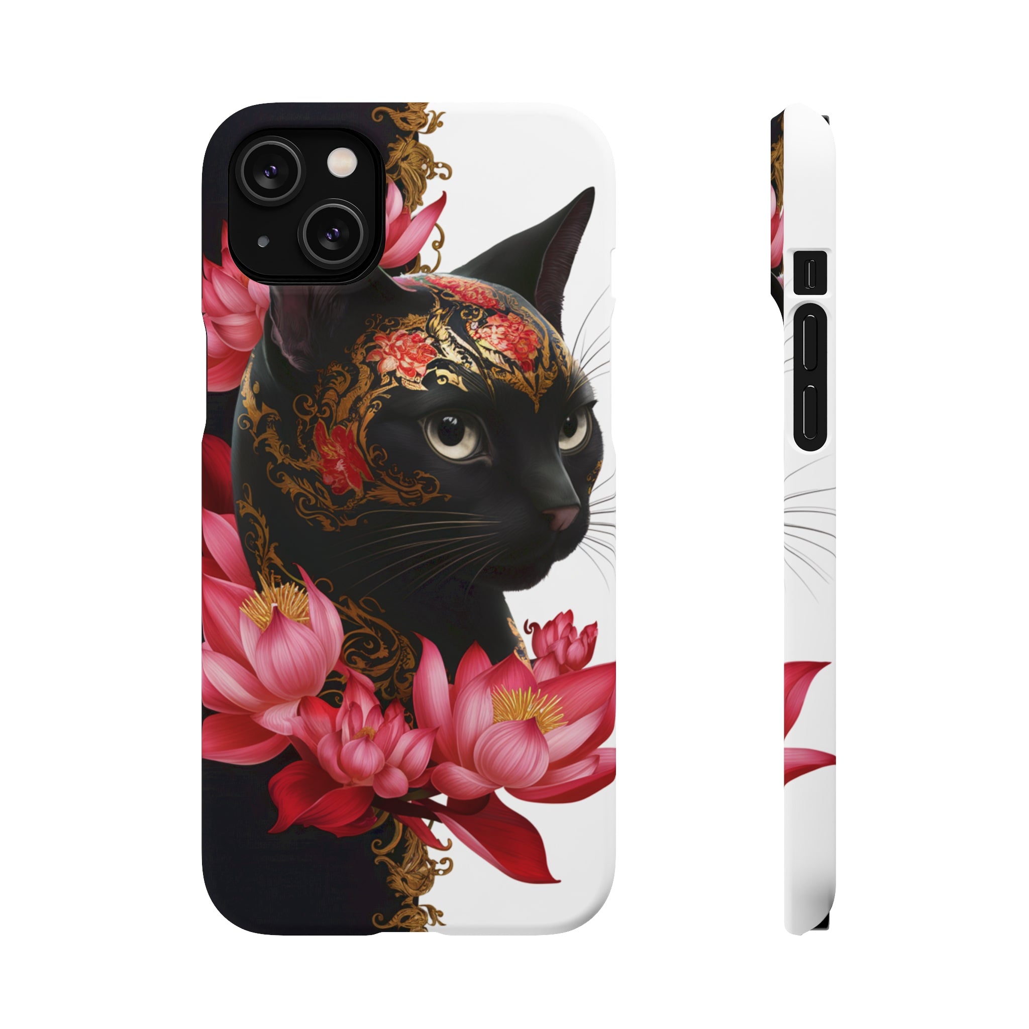 Yin & Yang Mystic Cat - Snap Case Apple iPhone Case