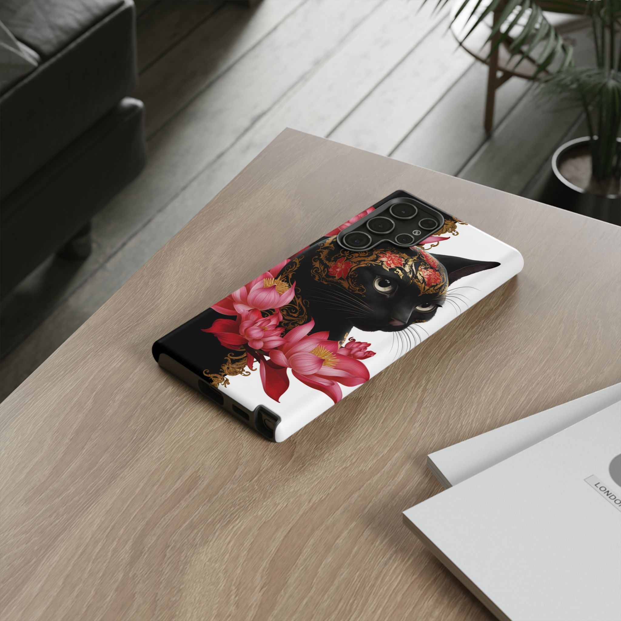 Yin & Yang Mystic Cat - Tough Guard Samsung Galaxy Case