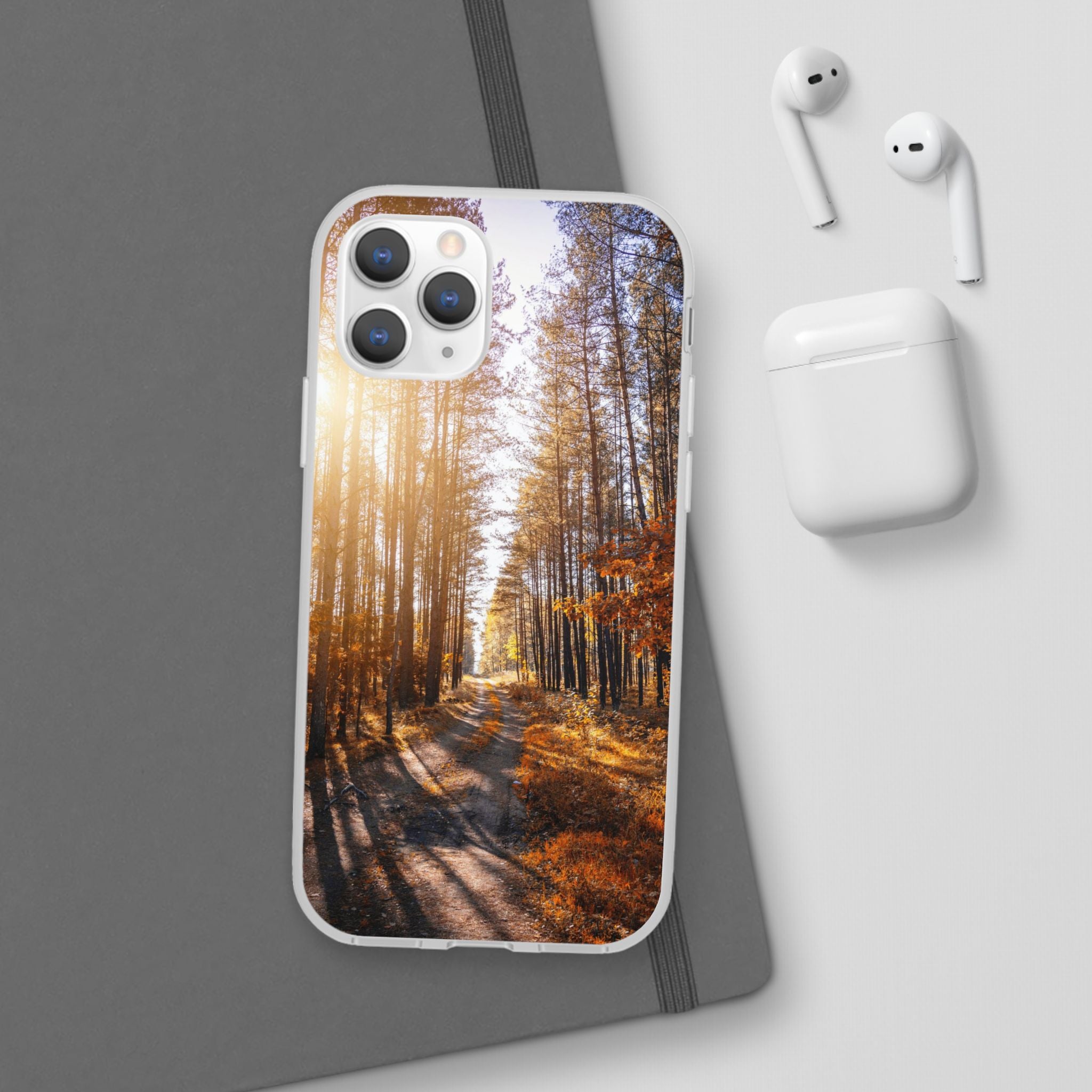 Autumn Forest Way Flexi Case - Apple iPhone